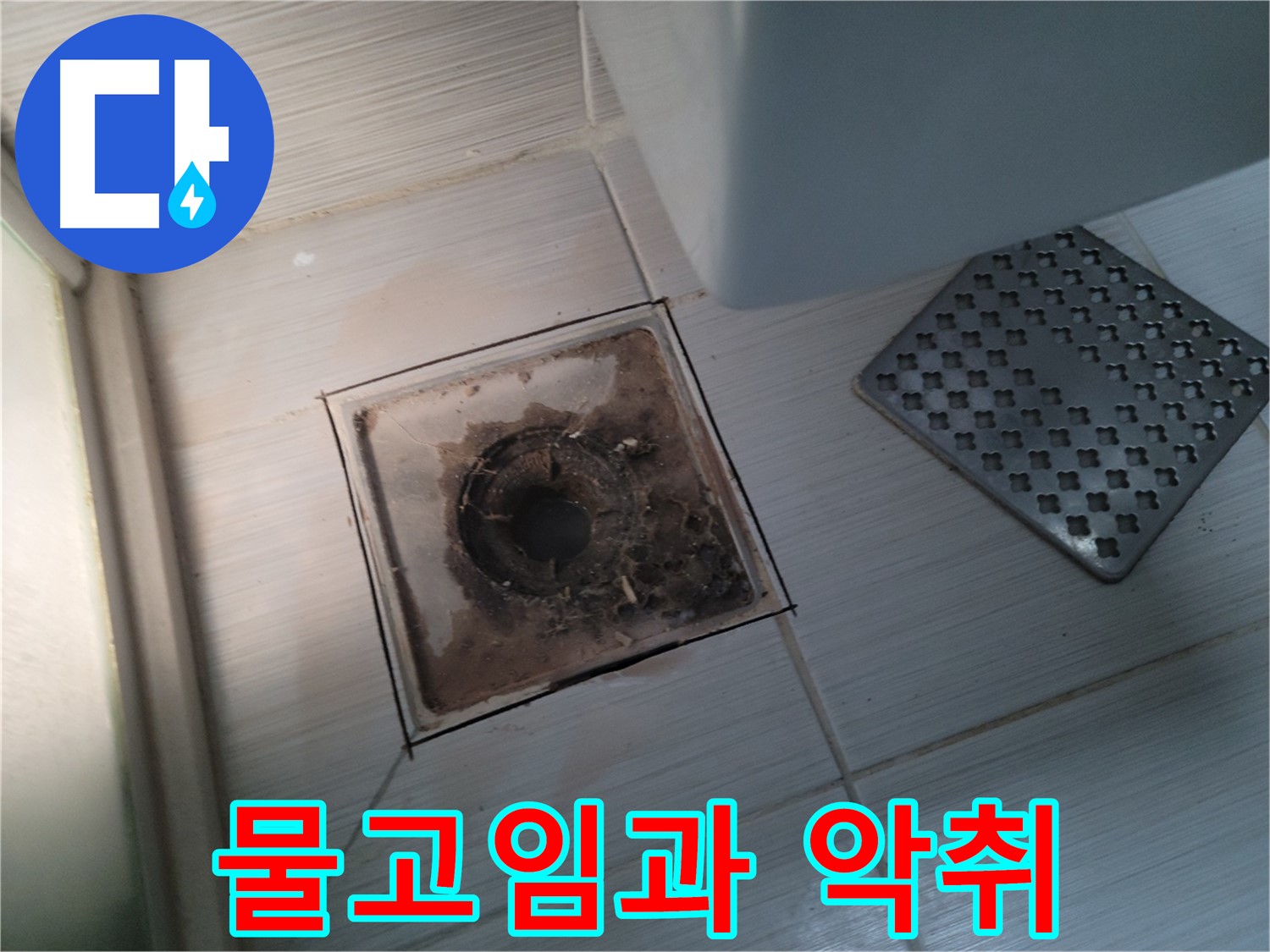 물고임 - 악취 - 배수구 누수 - 정밀 점검