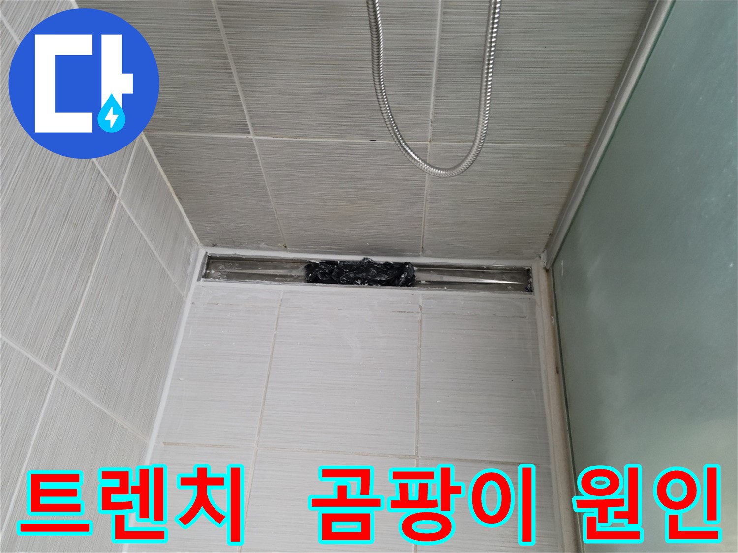 샤워부스 트렌치 - 누수 원인, 곰팡이