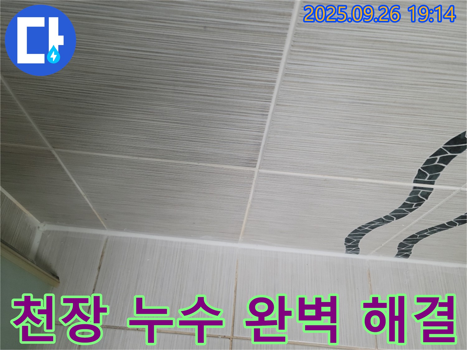 천장 누수 완벽 해결 - 완벽한 해결, 쾌적한 공간!