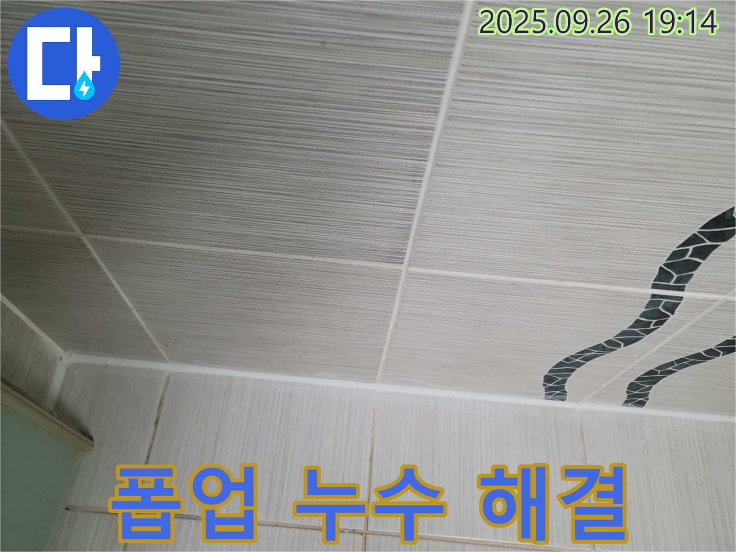 폽업 누수 해결 - 꼼꼼한 점검과 시공!