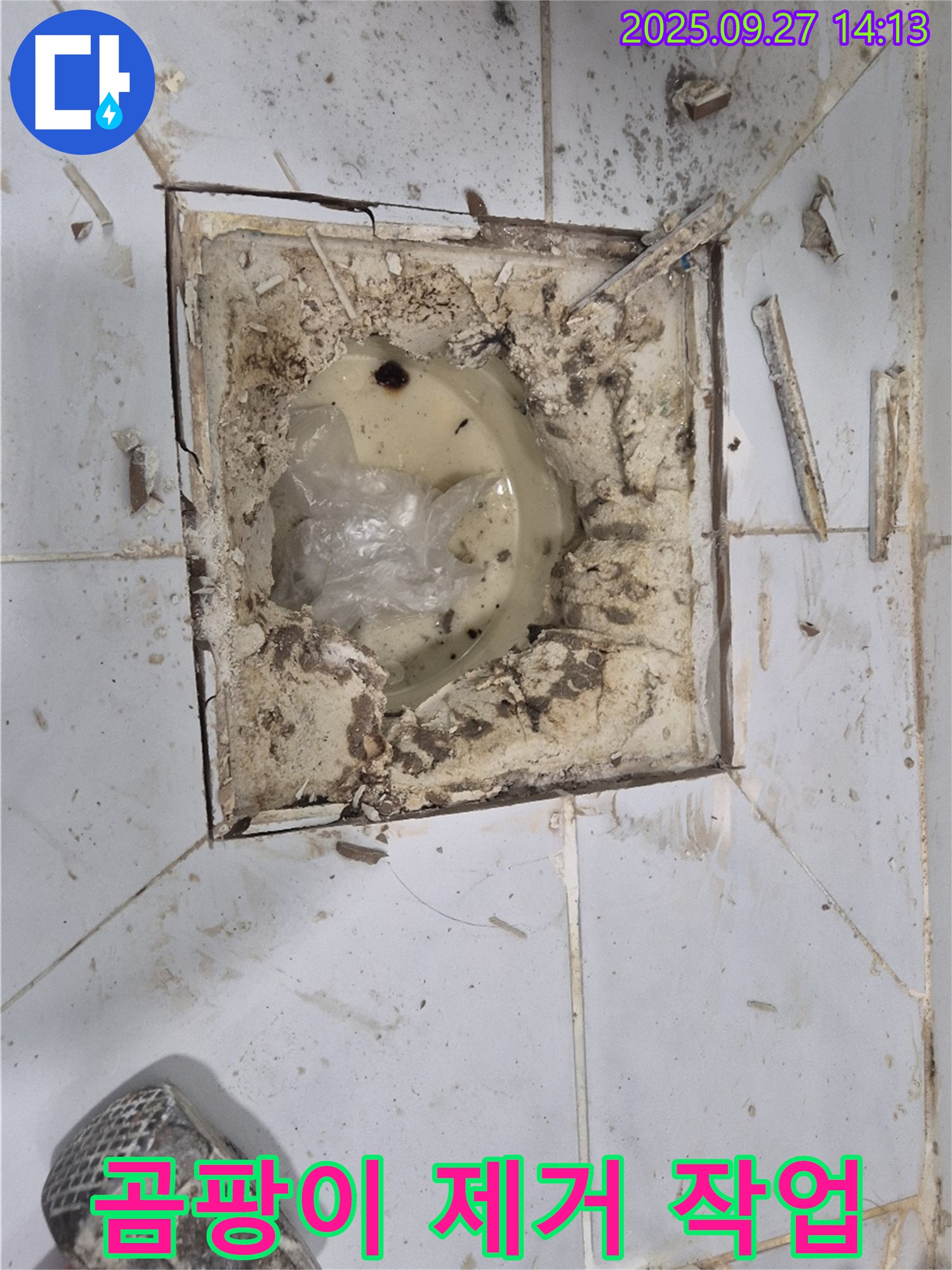 양주 광적 광석 욕실 - 곰팡이 및 물때 제거 작업 진행 - 깨끗하고 쾌적한 욕실 환경 조성