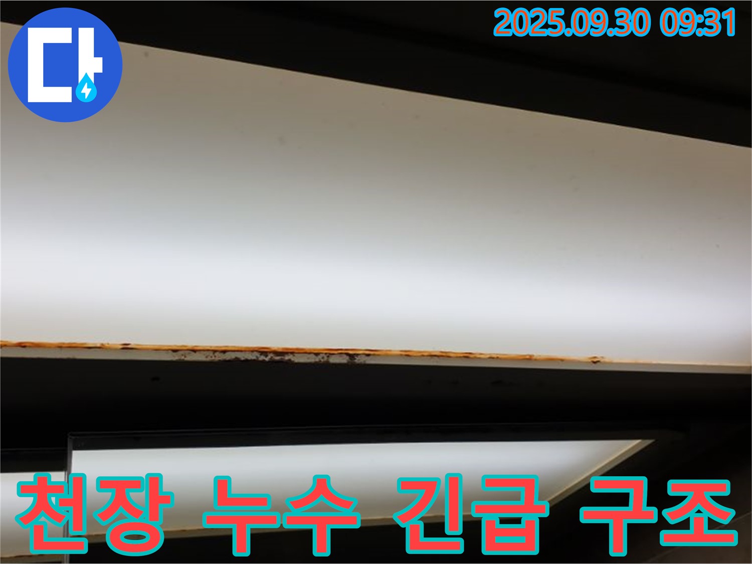 석우리 천장 누수 - 물폭탄 직전! 긴급 누수 구조 작업