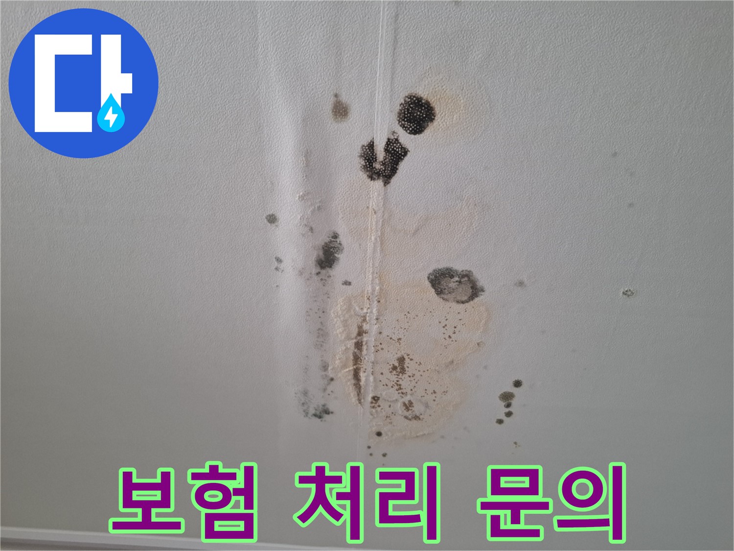 판교 아파트 누수 - 누수 보험 처리 가능 여부 상담