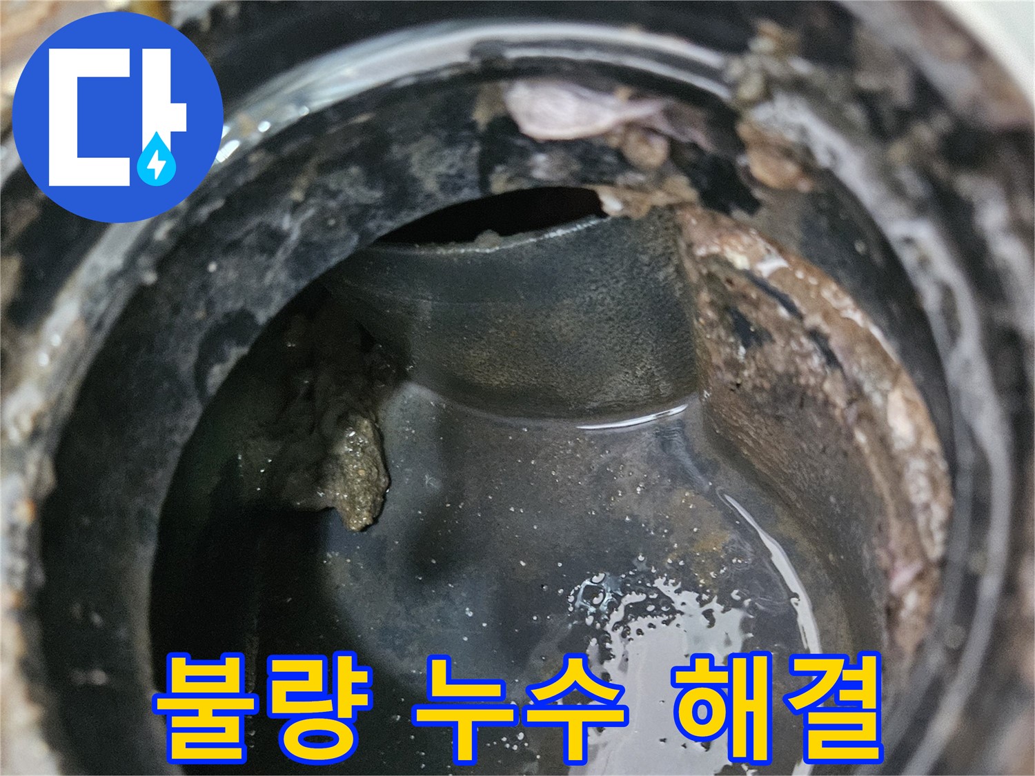 배수구 상태 불량 - 누수 위험 진단 및 해결