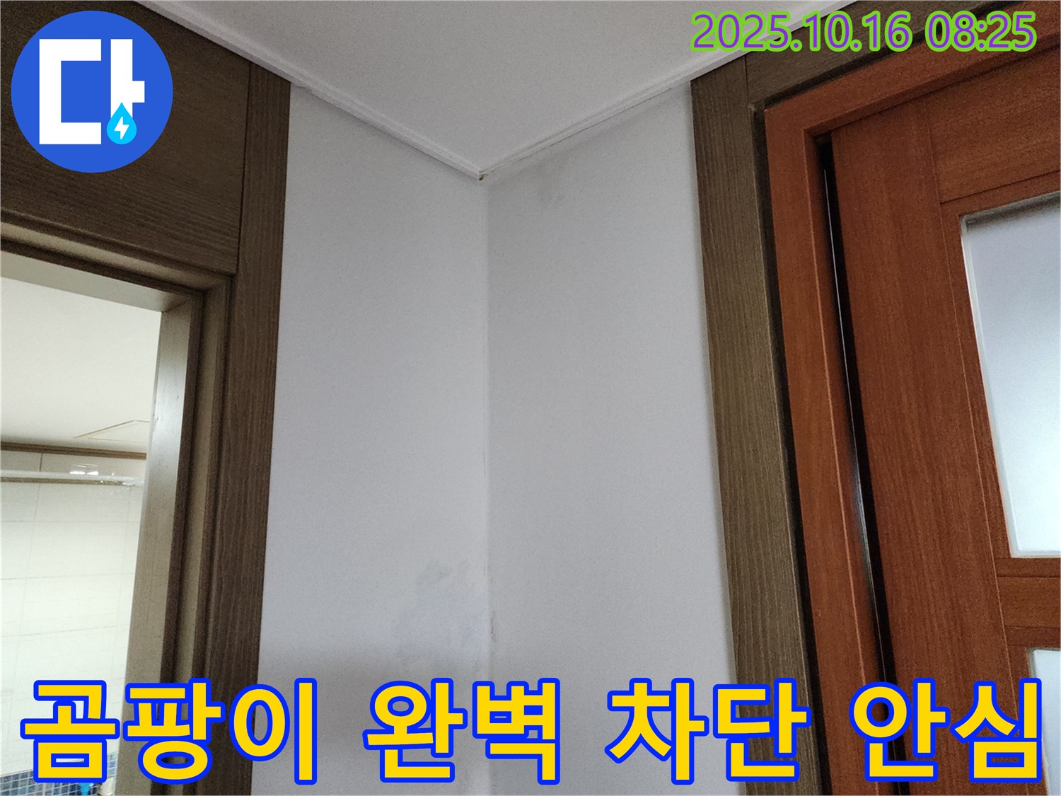 곰팡이 완벽 차단 - 쾌적한 공간 - 안심 생활 - 누수 해결