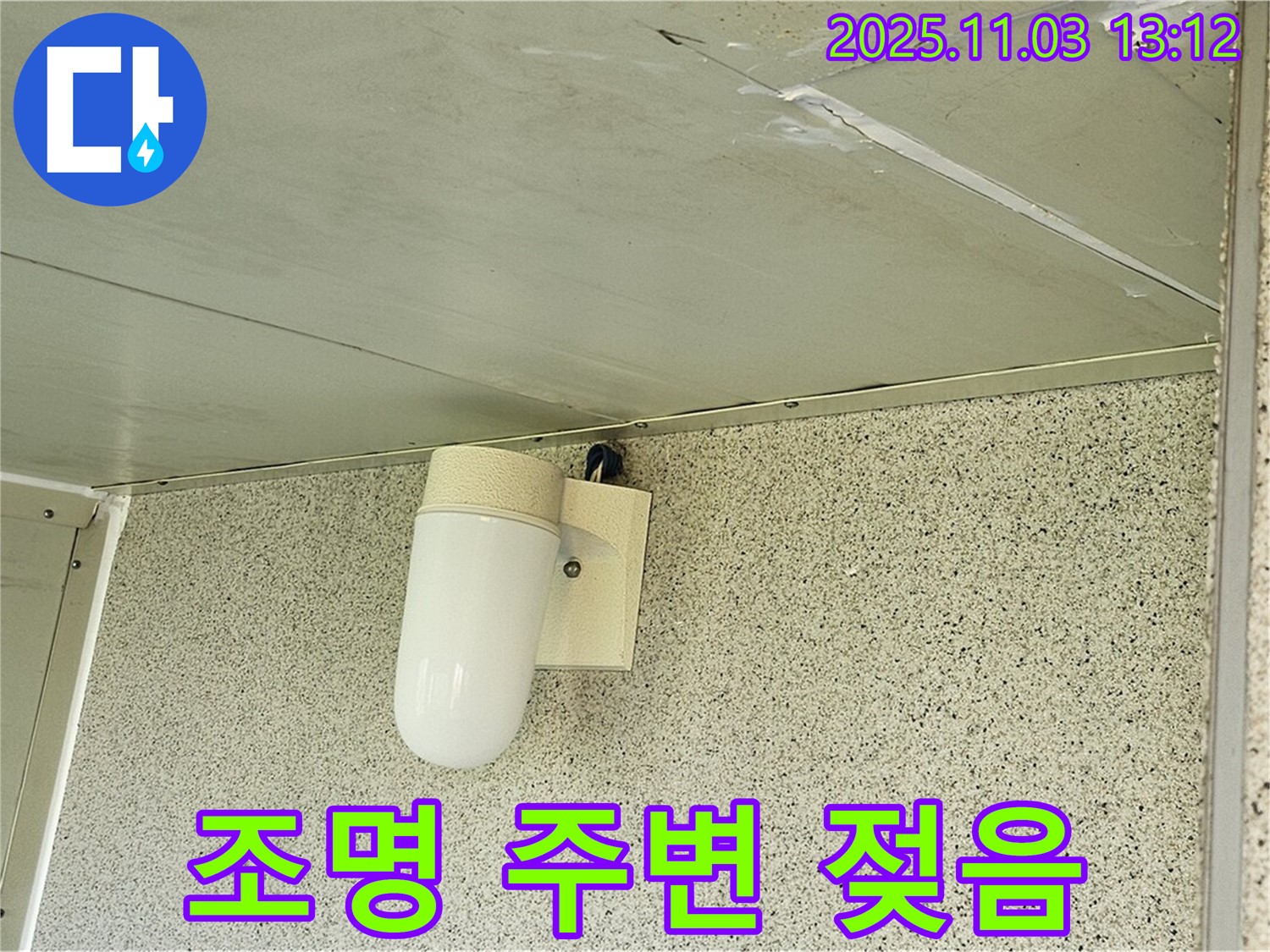 신월동 천장 누수 - 조명 주변 젖음, 양천구 누수 전기 안전 점검 필수