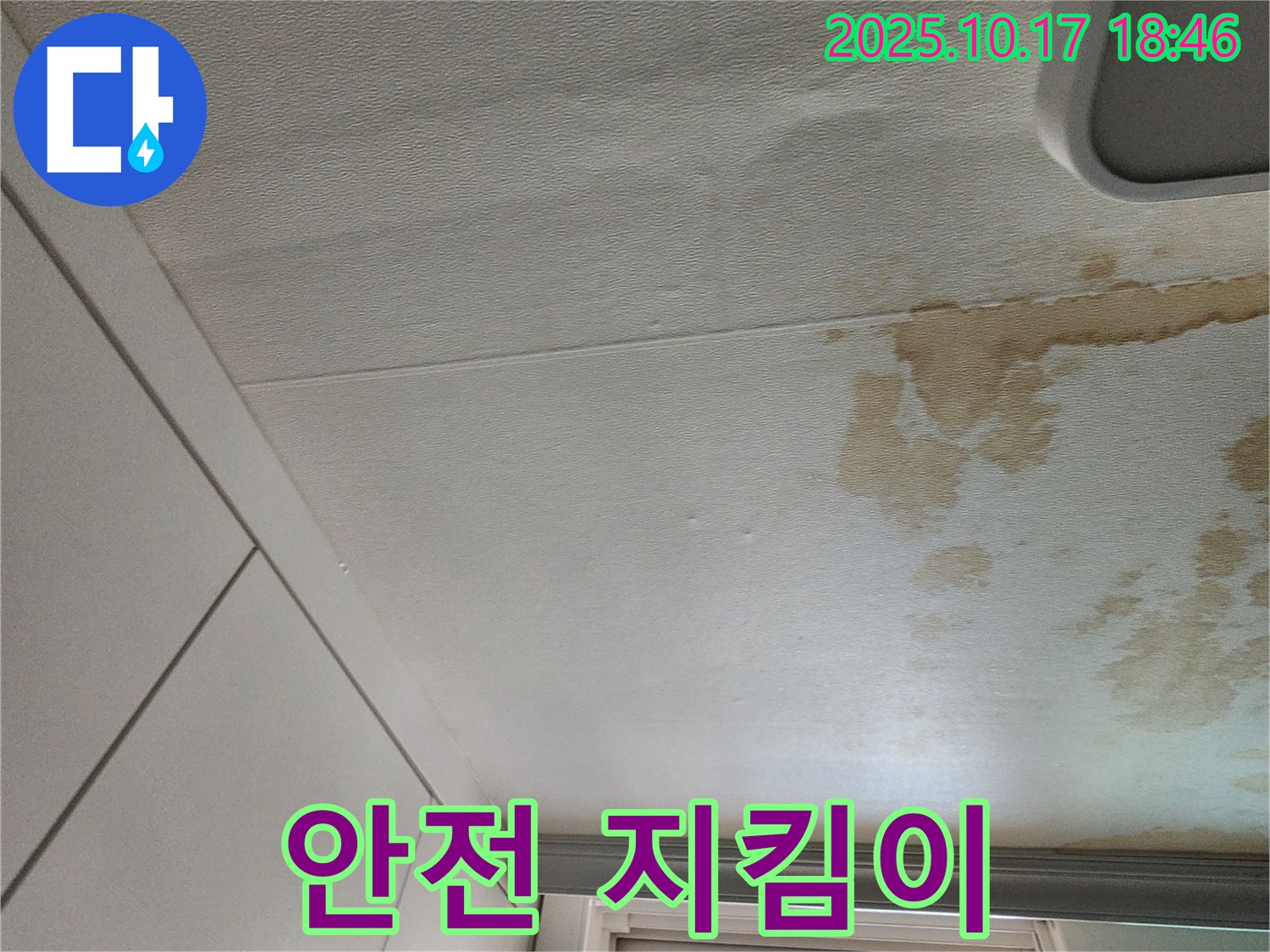 상수리 천장 누수 - 우리 집 안전 지킴이