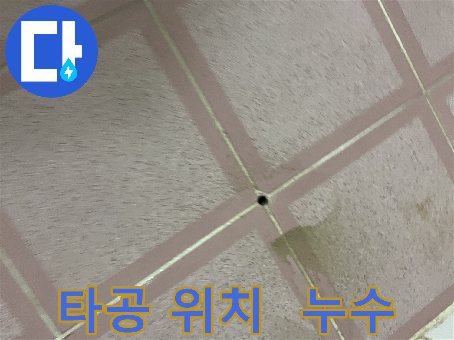 누수 해결 - 핀포인트 타공 위치 - 독산동