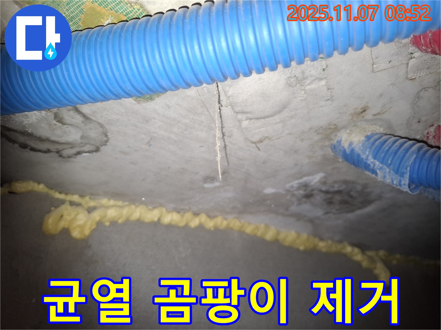 수원 신풍동 누수 - 천장 균열, 누수 해결 후 곰팡이 제거까지 완벽하게!