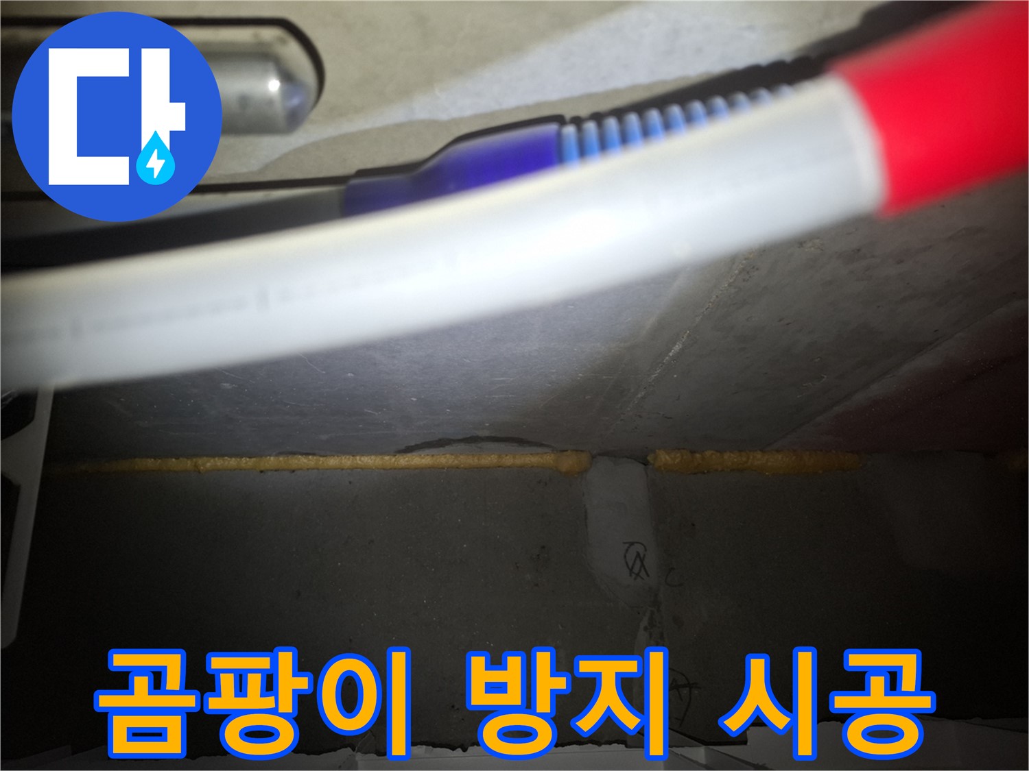 폼 충진 시공 후 곰팡이 방지 처리 - 쾌적한 환경