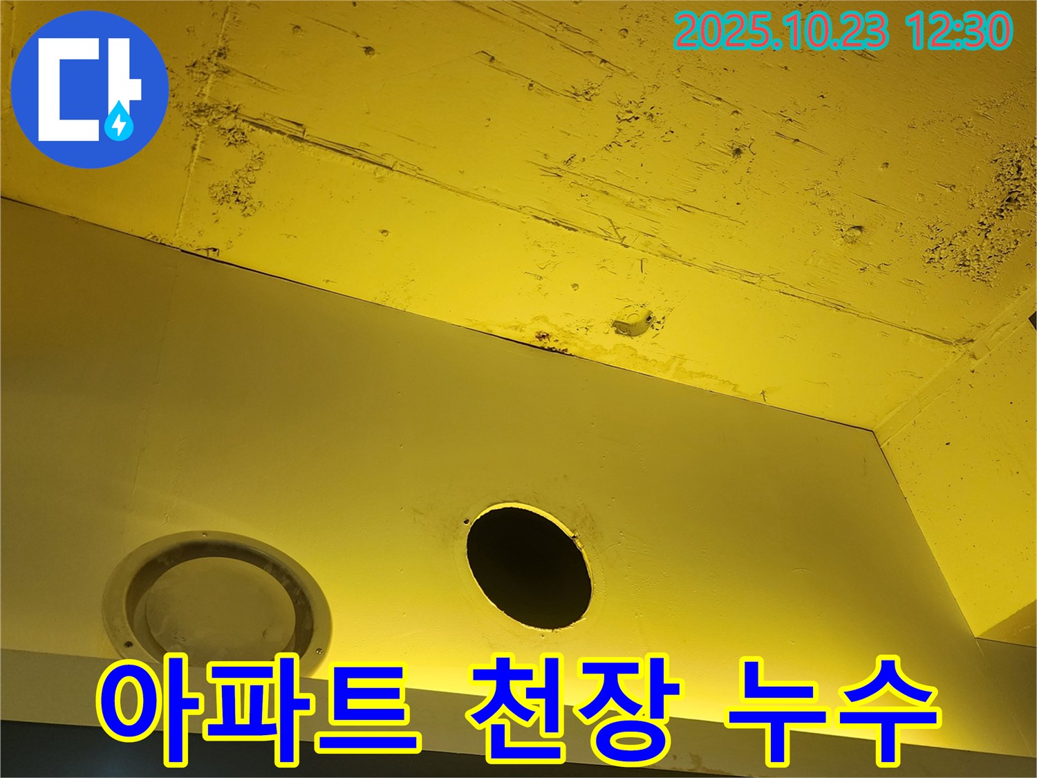양주 하패리 아파트 천장 누수 - 완벽한 누수 차단 시공