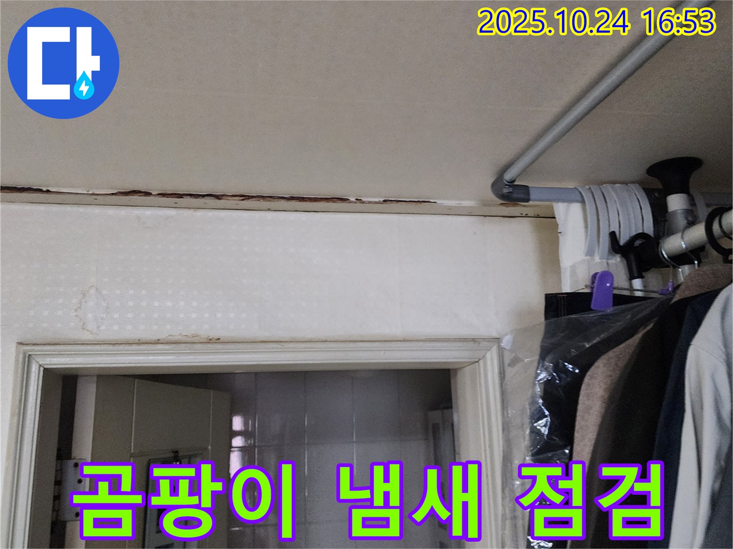 양주시 양주1동 - 곰팡이 냄새 - 누수 점검 필수