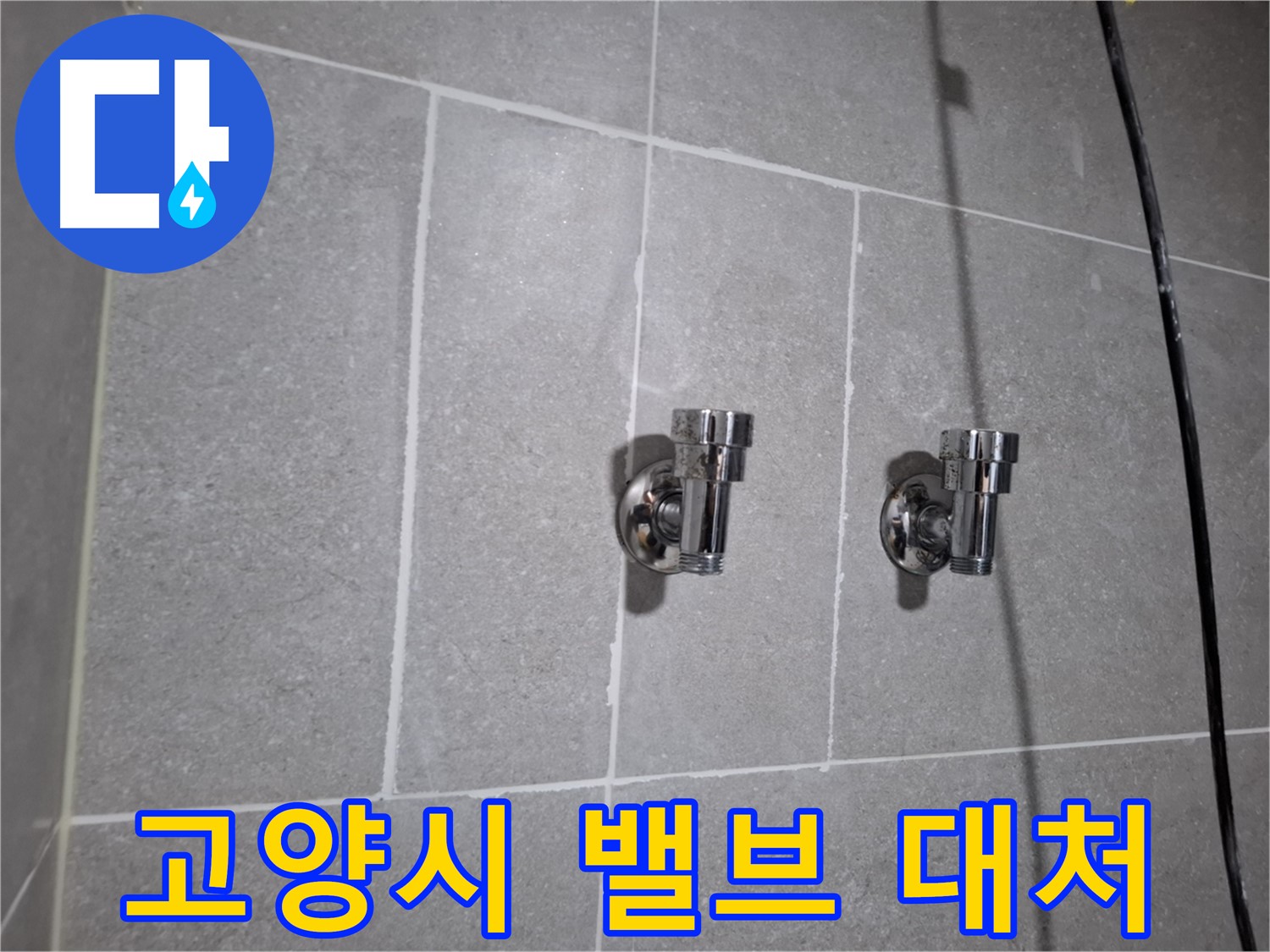 고양시 누수 - 2구 밸브 누수 - 빠른 대처가 중요합니다!