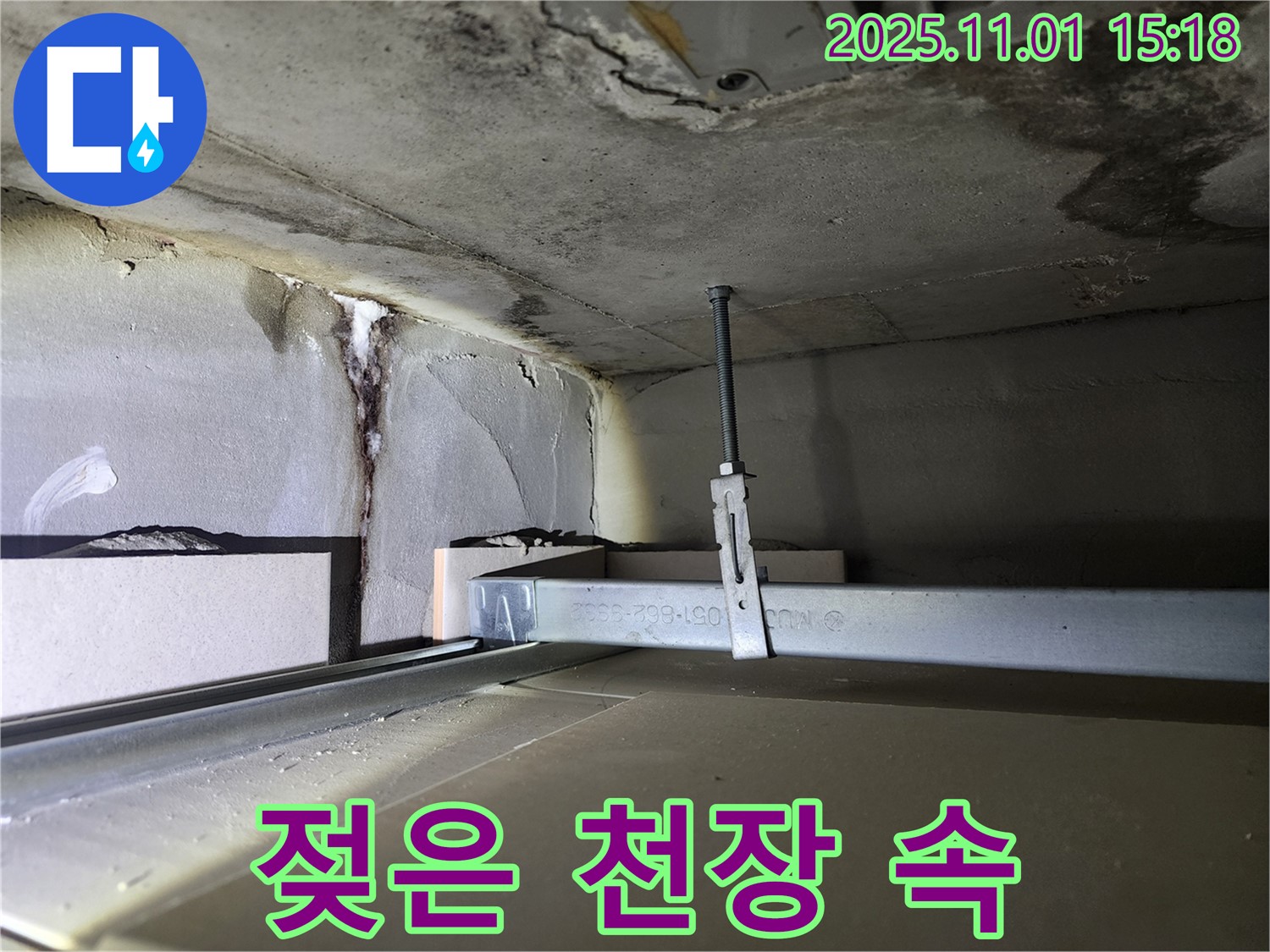 금호2가 신금호파크자이 아파트 - 젖어버린 천장 속, 긴급 누수 진단