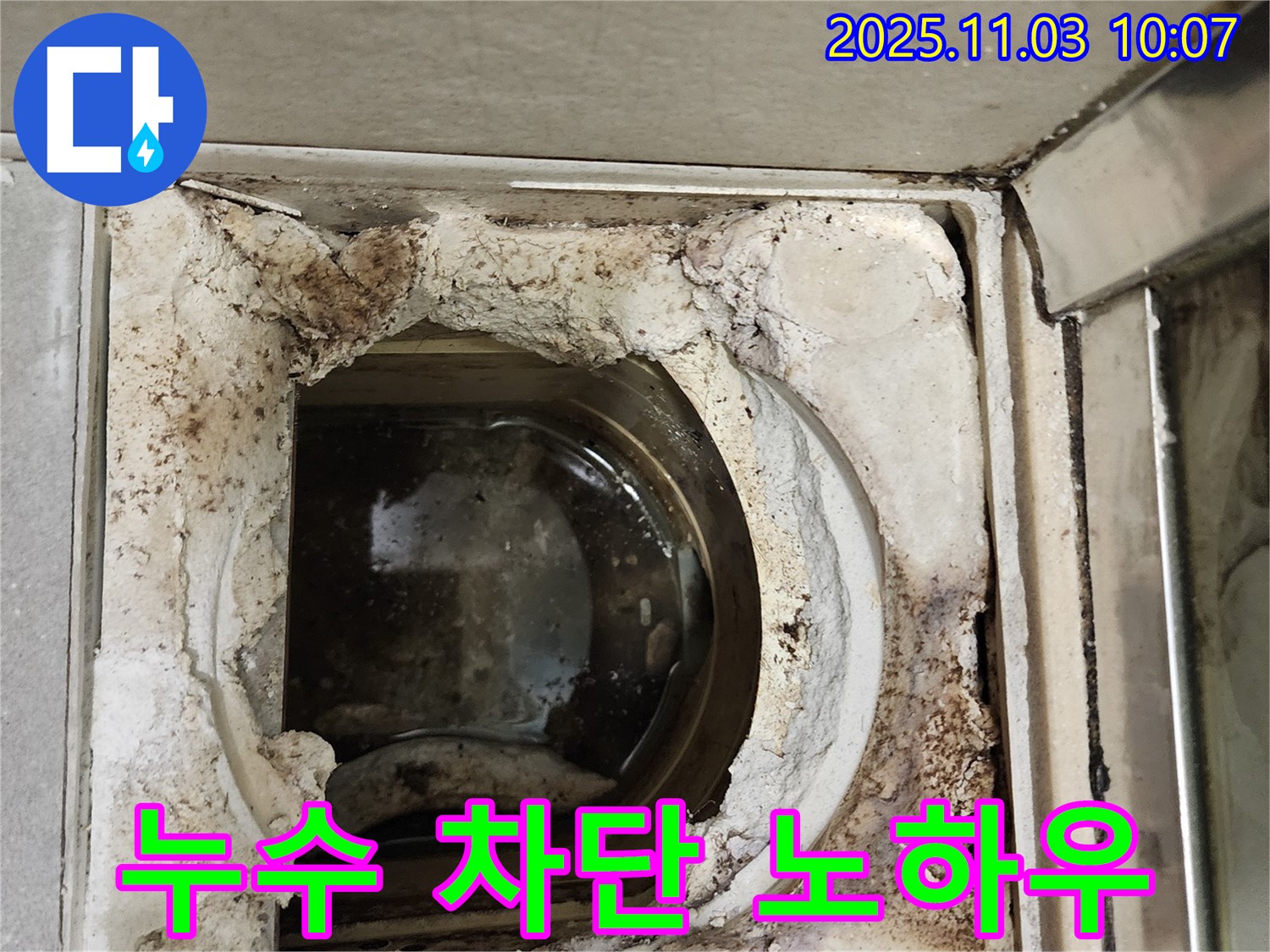 성동구 신금호파크자이 욕실 - 배수구 누수 완벽 차단 성공! 노하우 공개