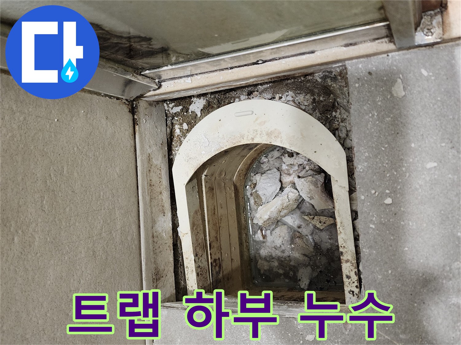 성동구 아파트 샤워부스 누수 - 트랩 하부 상태 집중 조사