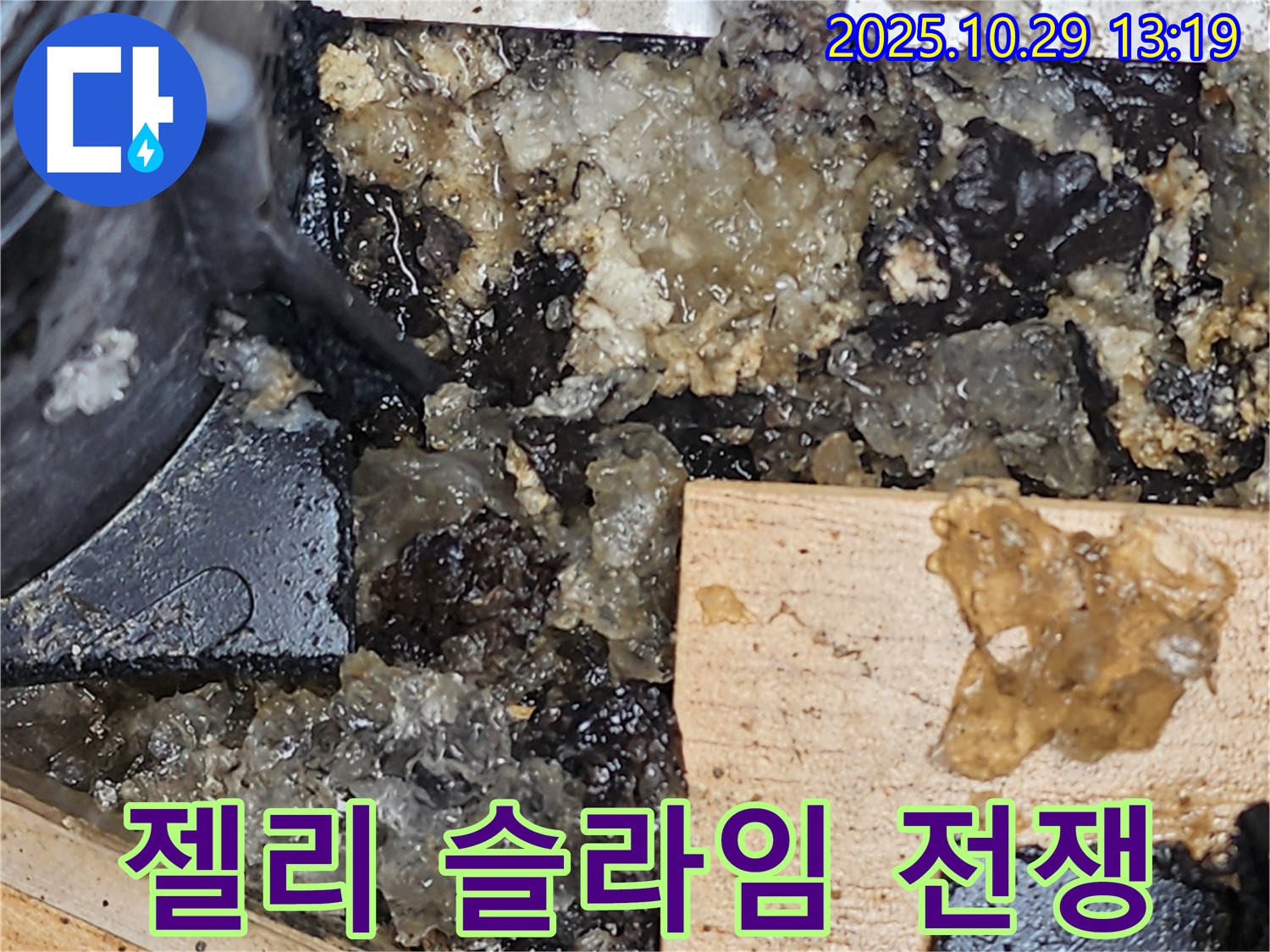 양주시 산북동 누수 - 젤리 슬라임과의 전쟁에서 승리했습니다!