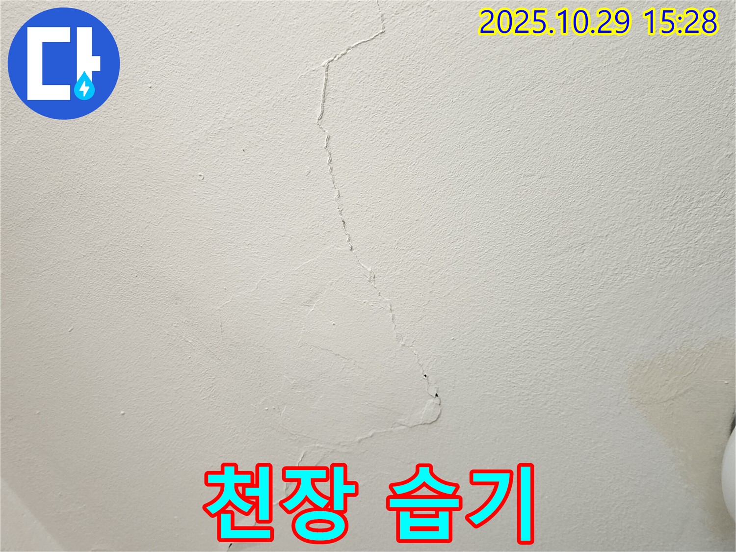 양주시 마전동 천장 누수 - 천장 습기, 곰팡이 번식 위험, 빠른 해결책 제시