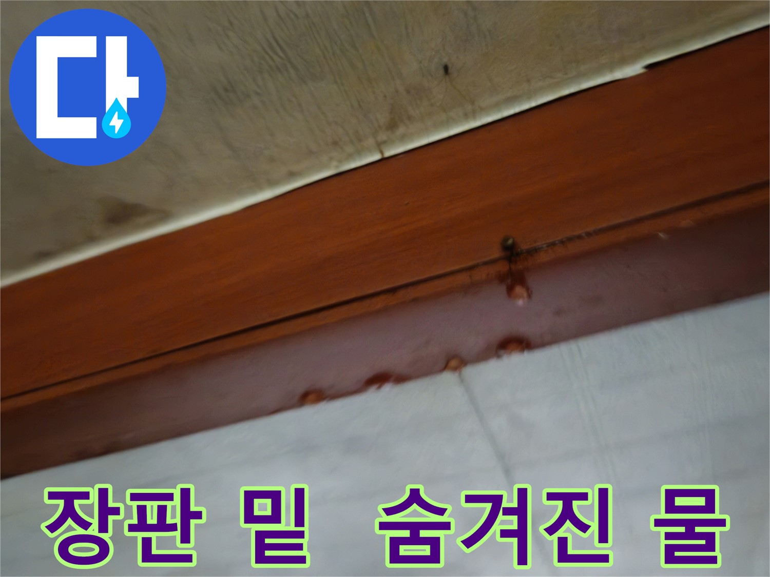 장판 밑 누수 - 용산구 누수탐지 전문가가 해결
