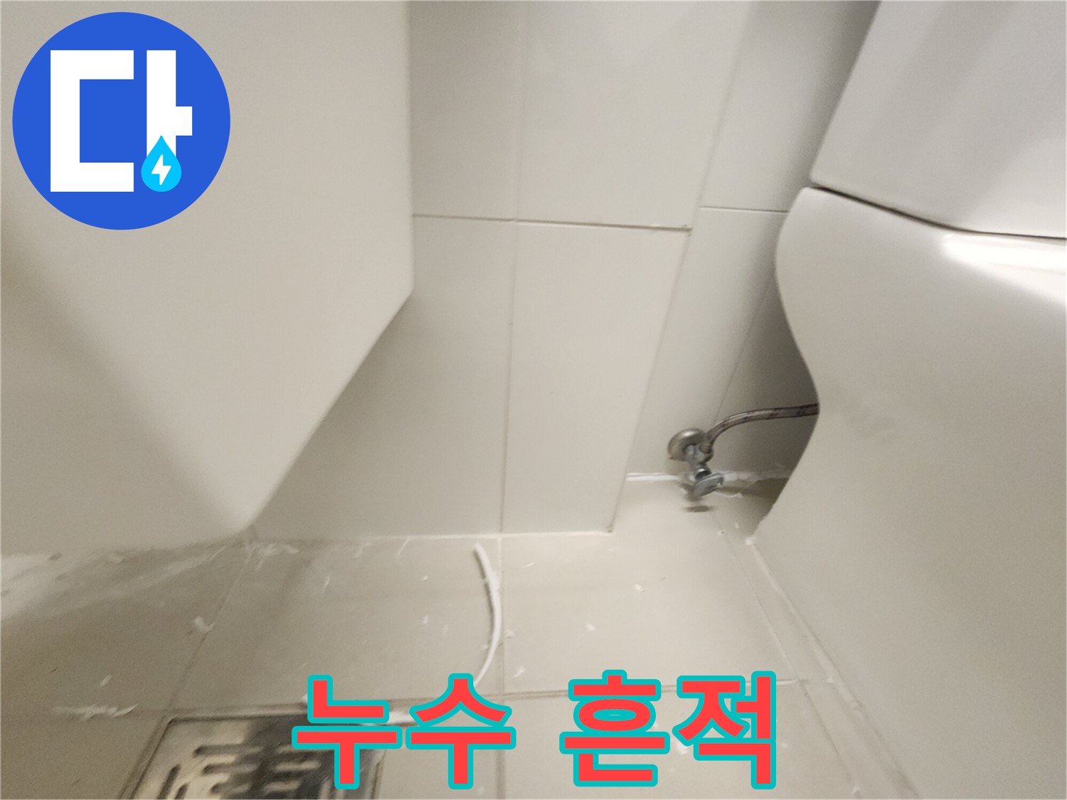 김포 사우동 변기 주변 누수 흔적