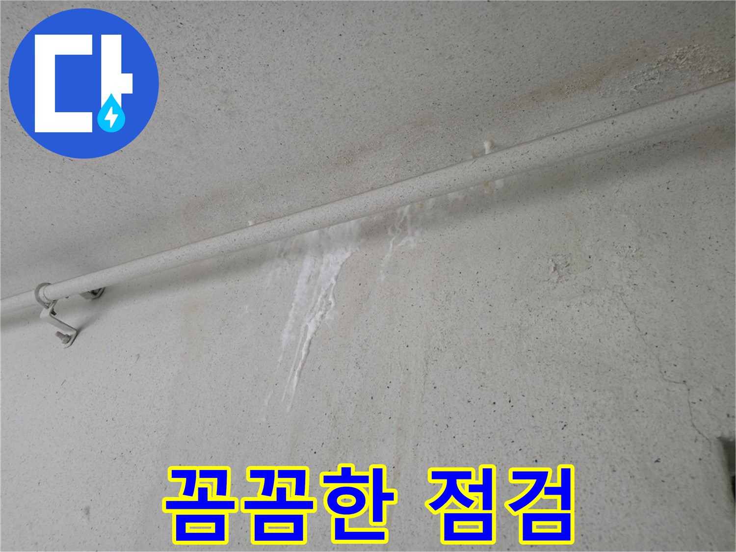 꼼꼼한 누수 점검 과정