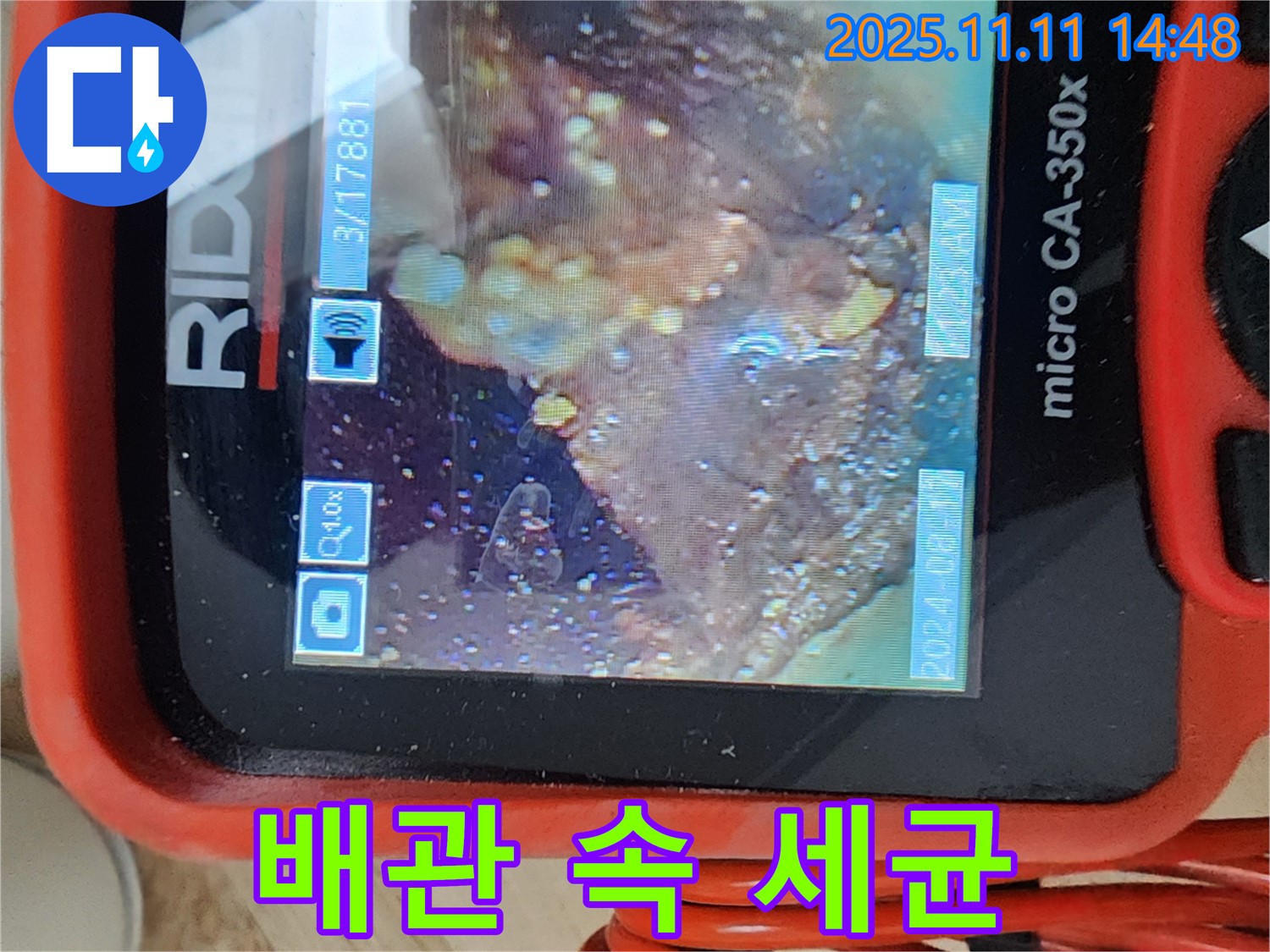 배관 속 세균 - 살균 대작전!
