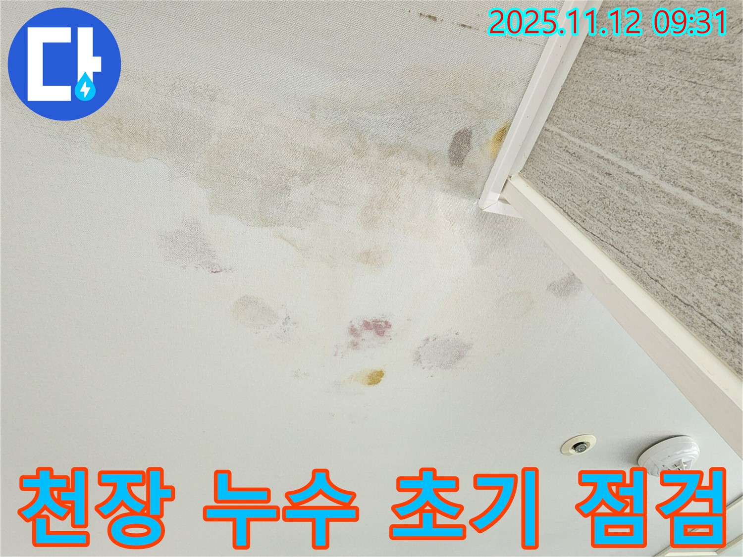 경기도 포천시 소흘읍 누수 - 천장 누수 초기 점검