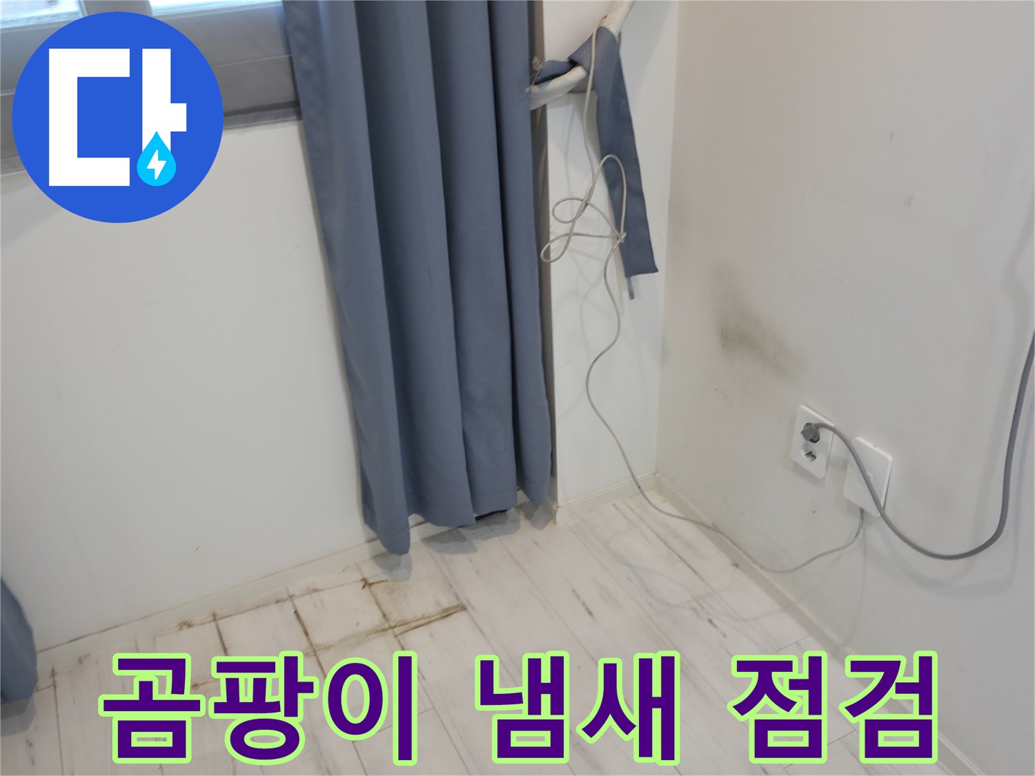 관악구 누수 - 곰팡이 냄새 문제 - 정확한 누수 진단