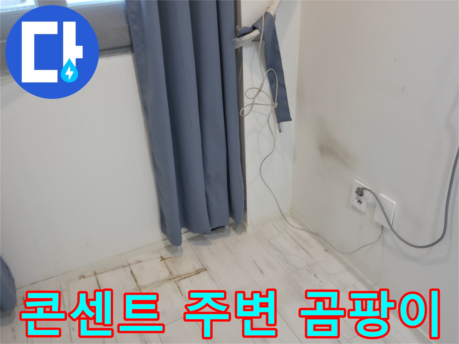 관악구 누수 - 콘센트 주변 곰팡이 문제 - 누수 원인 탐지