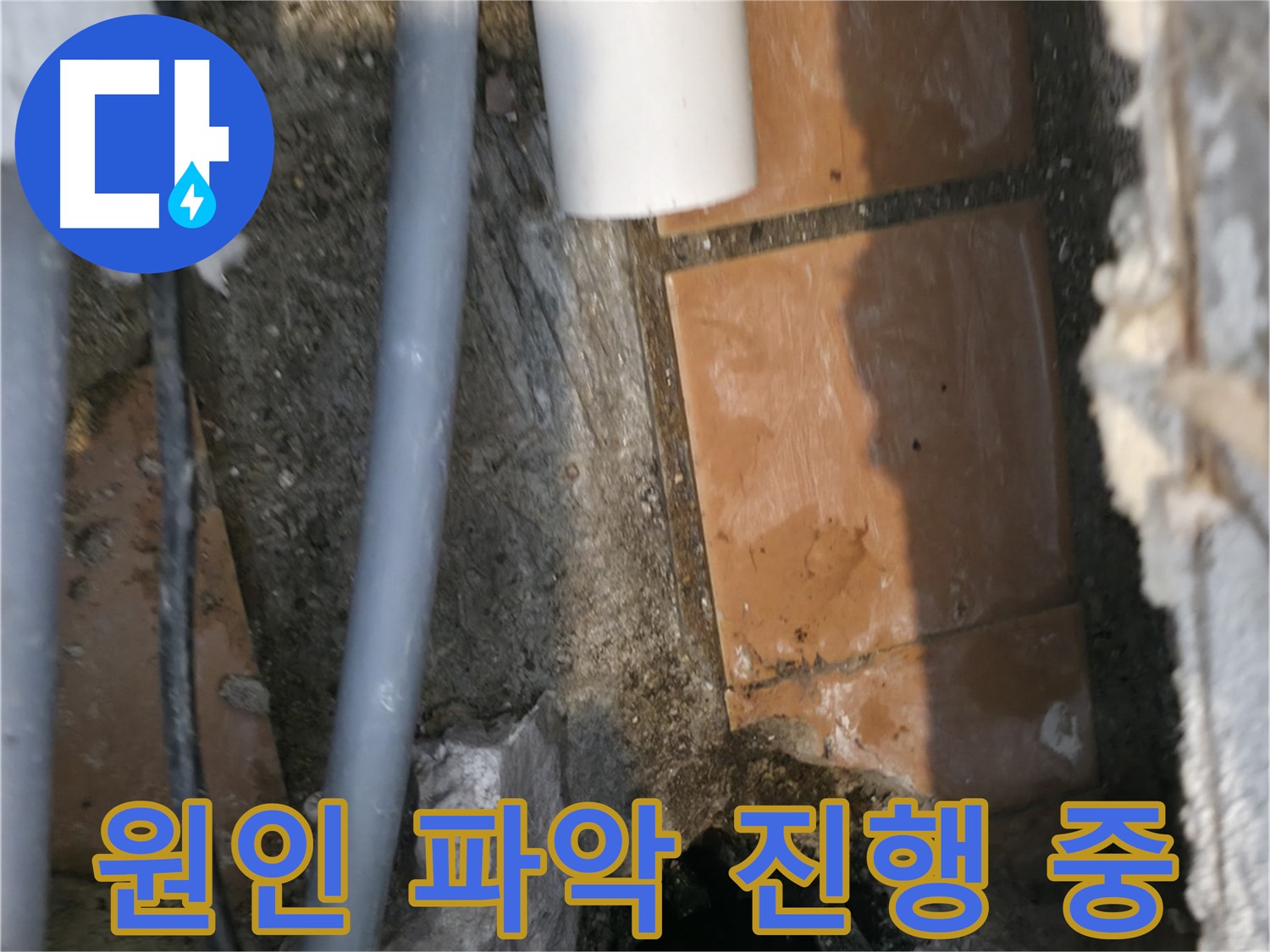 신림동 누수 공사 - 누수 원인 파악 작업 꼼꼼하게 진행 중