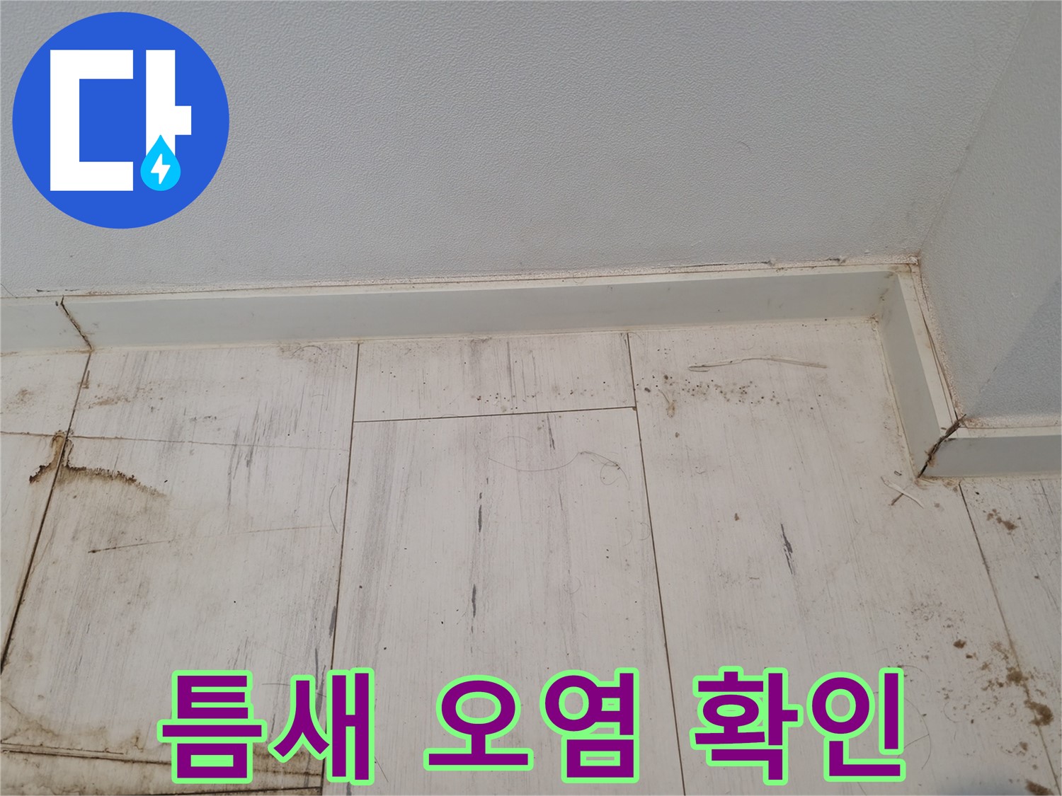 신림동 누수 - 마루 틈새 오염 확인 - 누수 가능성 점검