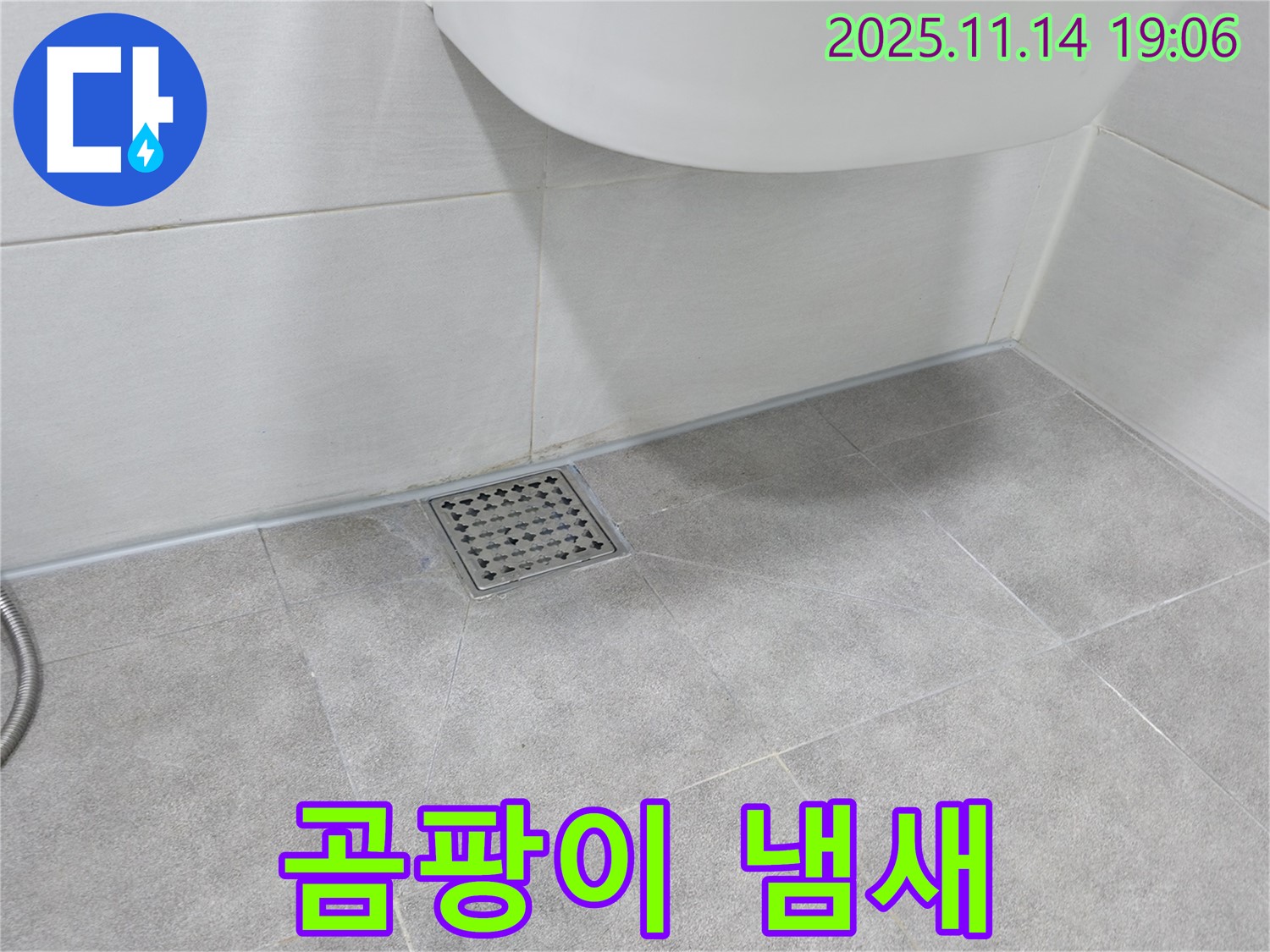 욕실 곰팡이 냄새 - 숨겨진 누수가 있을 수 있습니다.