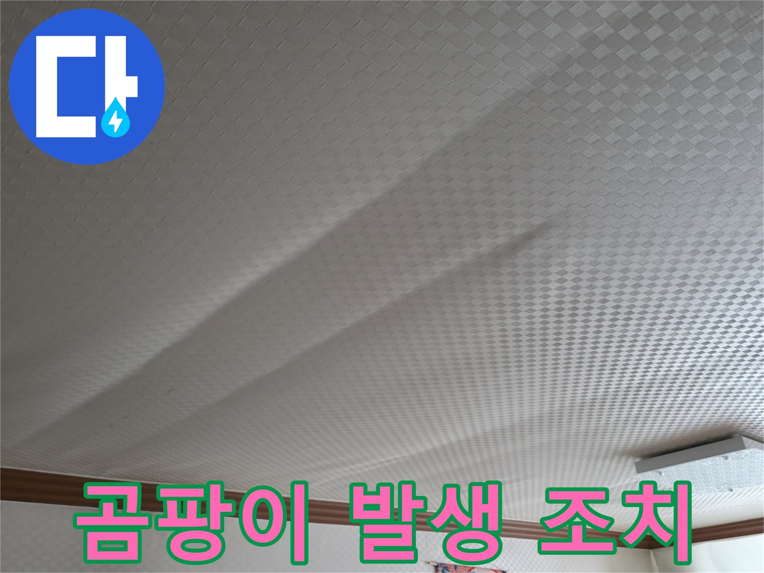 구로구 고척동 가든아파트 - 곰팡이 발생 전 누수 조치