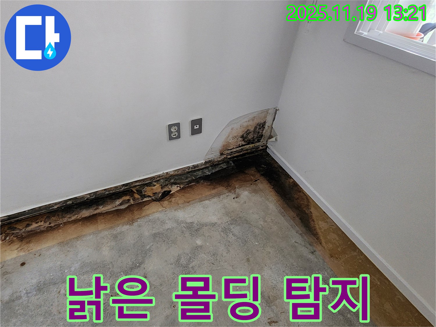 내촌면 내리 누수 - 낡은 몰딩 문제 해결, 누수탐지 전문 업체