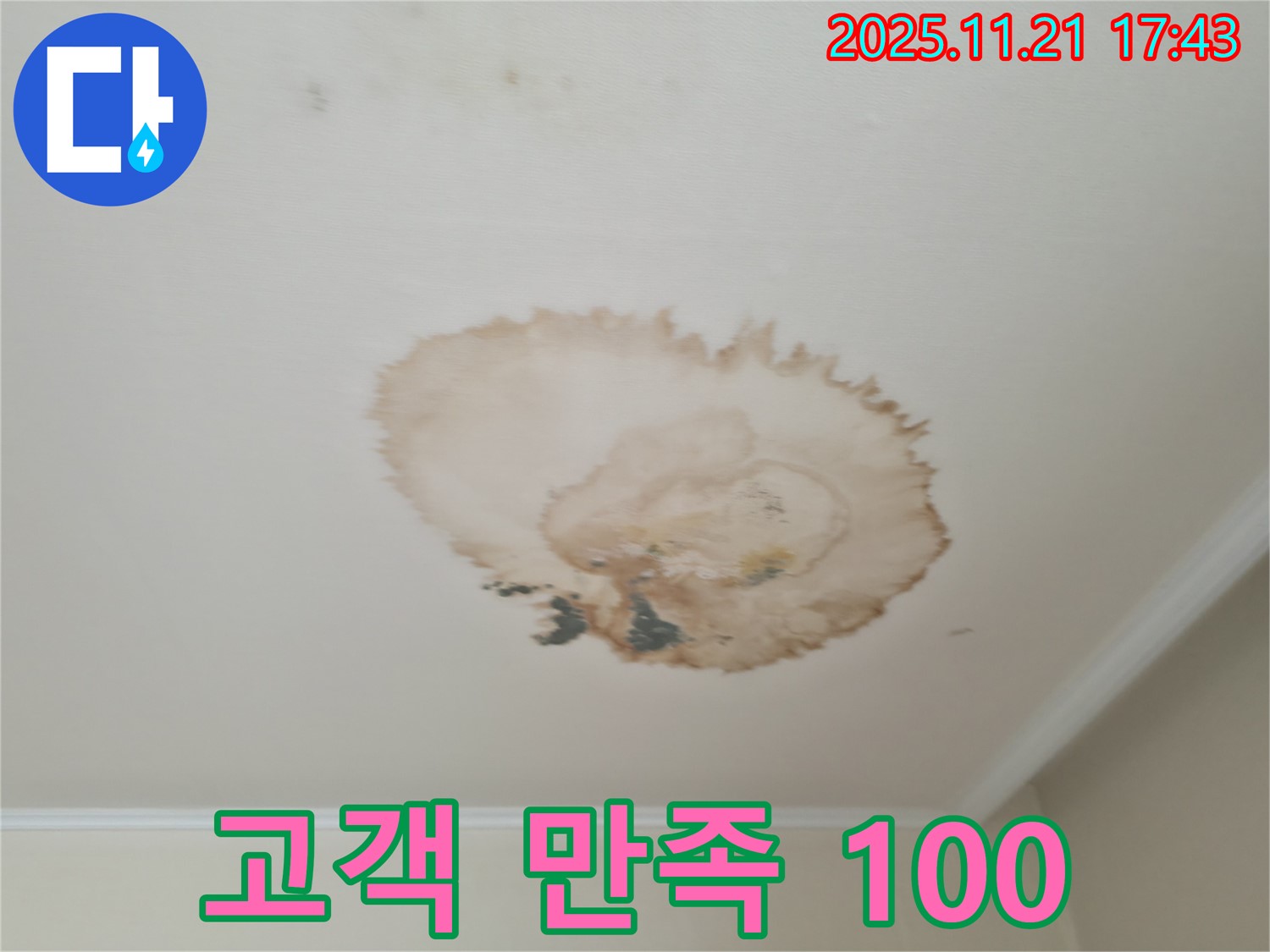 서대문구 누수 - 고객 만족 - 100% 향하여