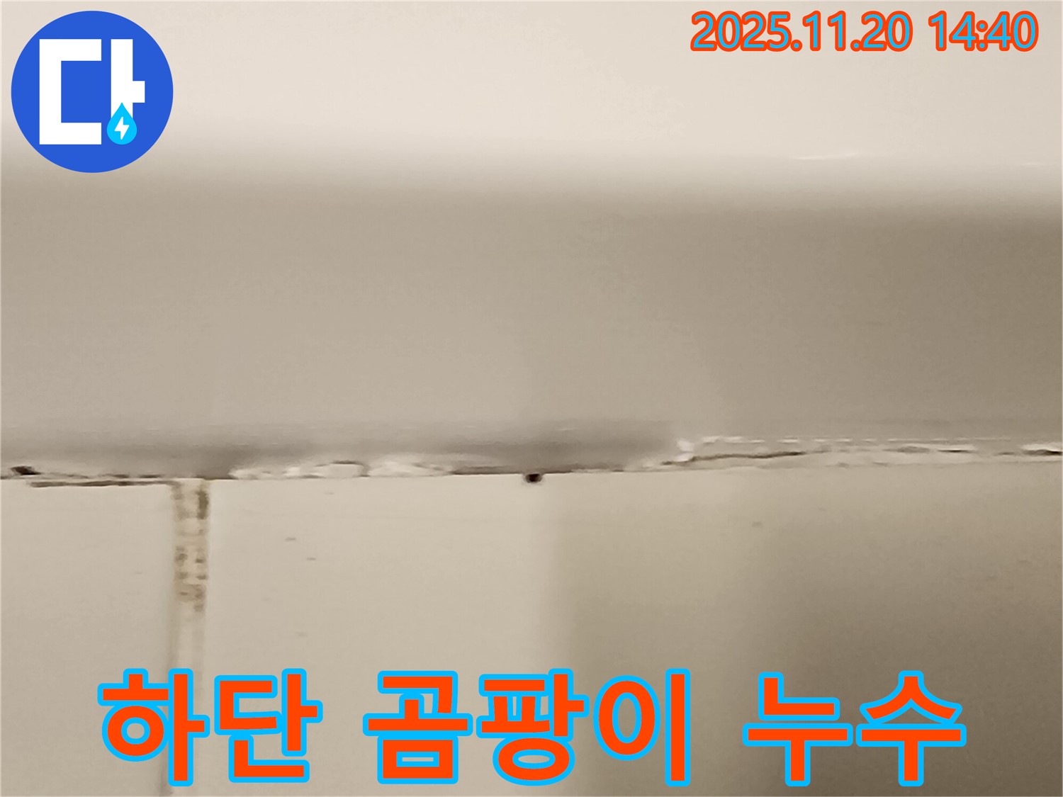 욕조 하단 곰팡이 핀 실리콘 누수 - 곰팡이 제거 및 재발 방지 시공
