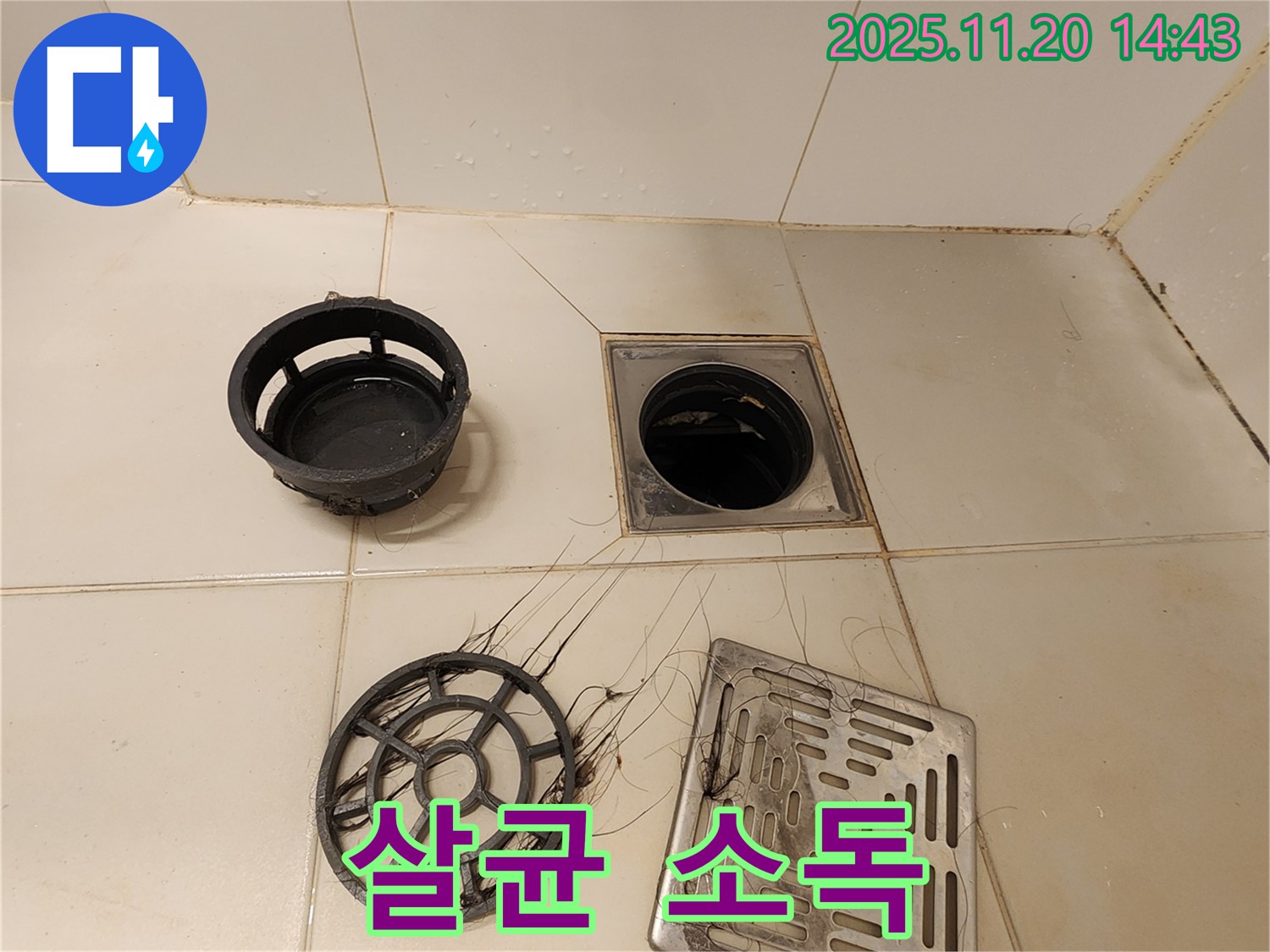 포천 가산 - 욕실 배수구, 살균 소독으로 위생까지