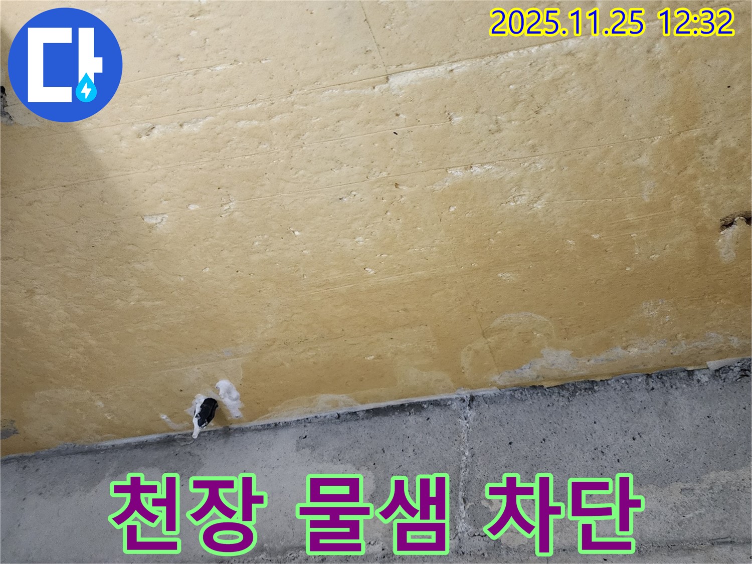천장 물샘 차단 - 완벽 시공 - 쾌적한 환경