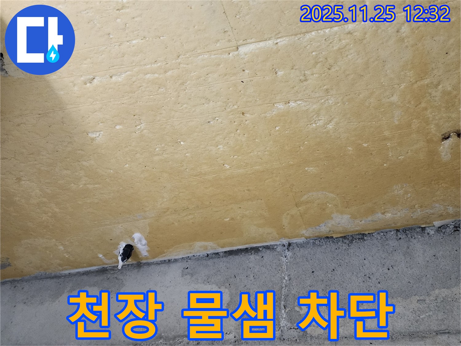천장 물샘 차단 - 완벽 시공 - 쾌적한 환경
