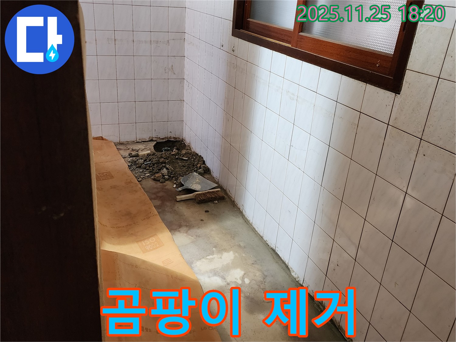신북면 심곡리 누수 - 곰팡이 핀 화장실, 누수 해결과 곰팡이 제거를 한 번에!