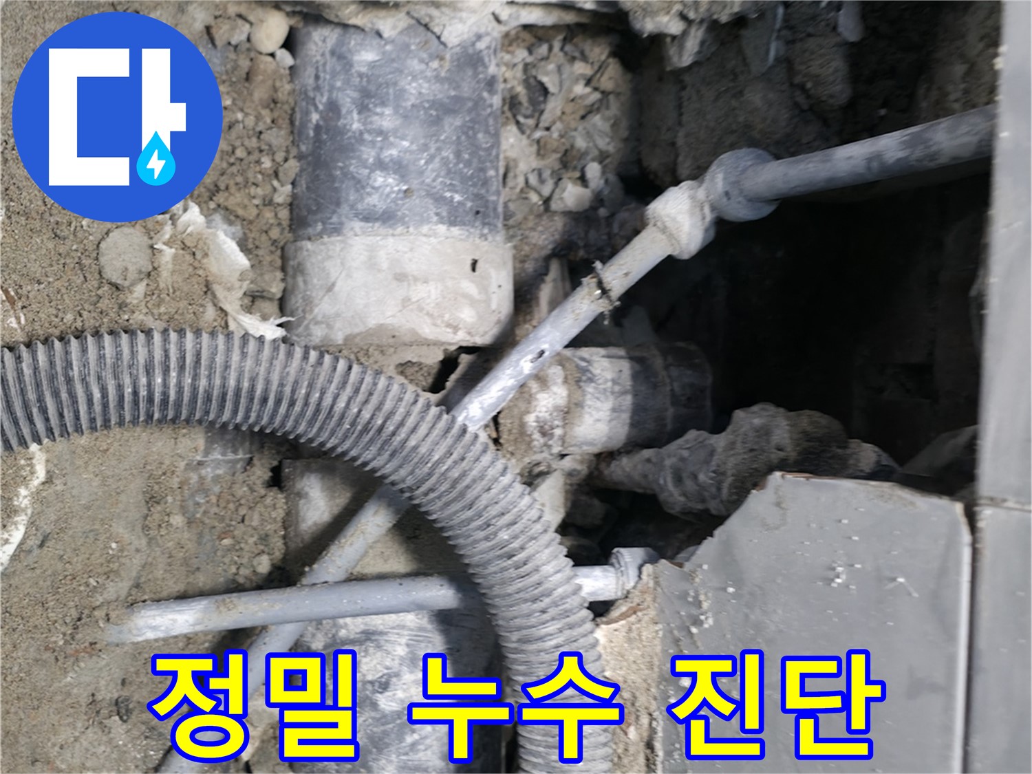 첨단 장비를 이용한 정밀 누수 진단 과정
