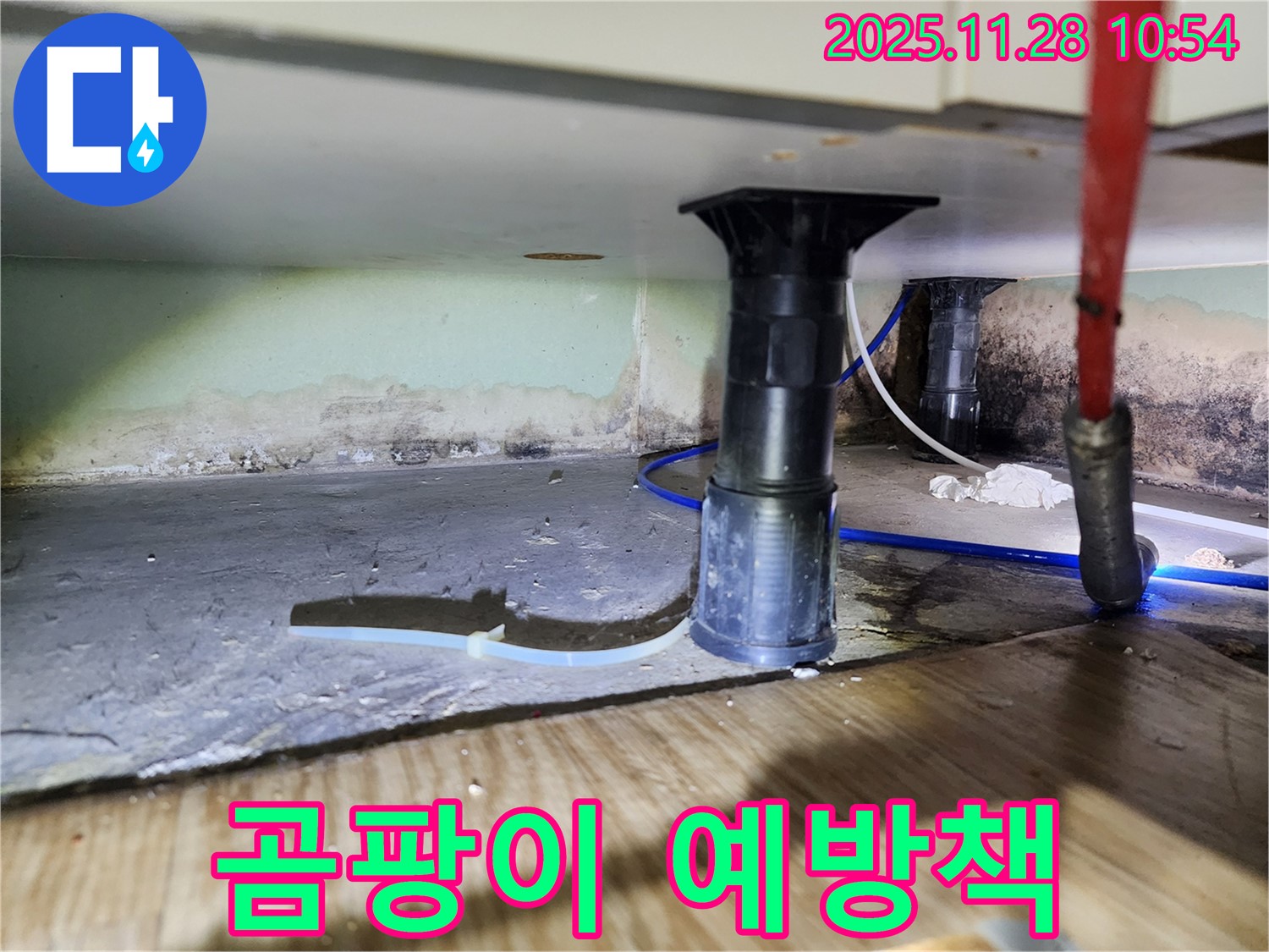 싱크대 누수 - 곰팡이, 습기, 악취 발생 전 완벽 예방