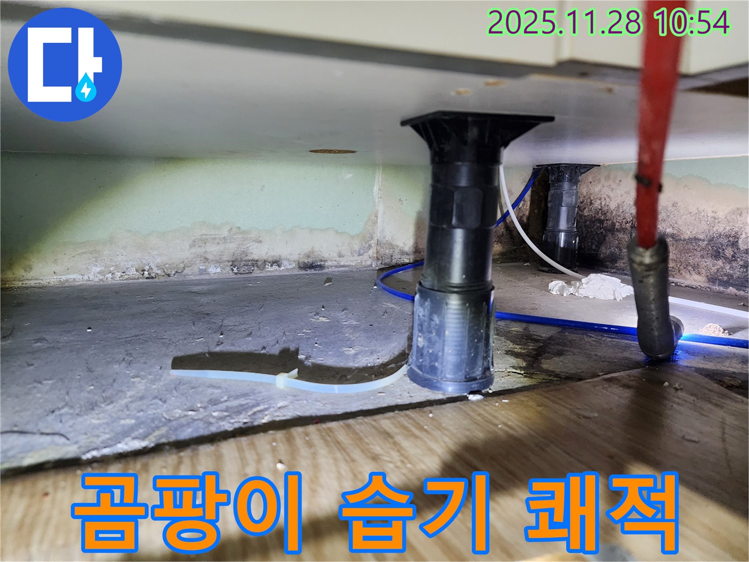 싱크대 누수 - 곰팡이, 습기, 악취 제거, 쾌적한 주방