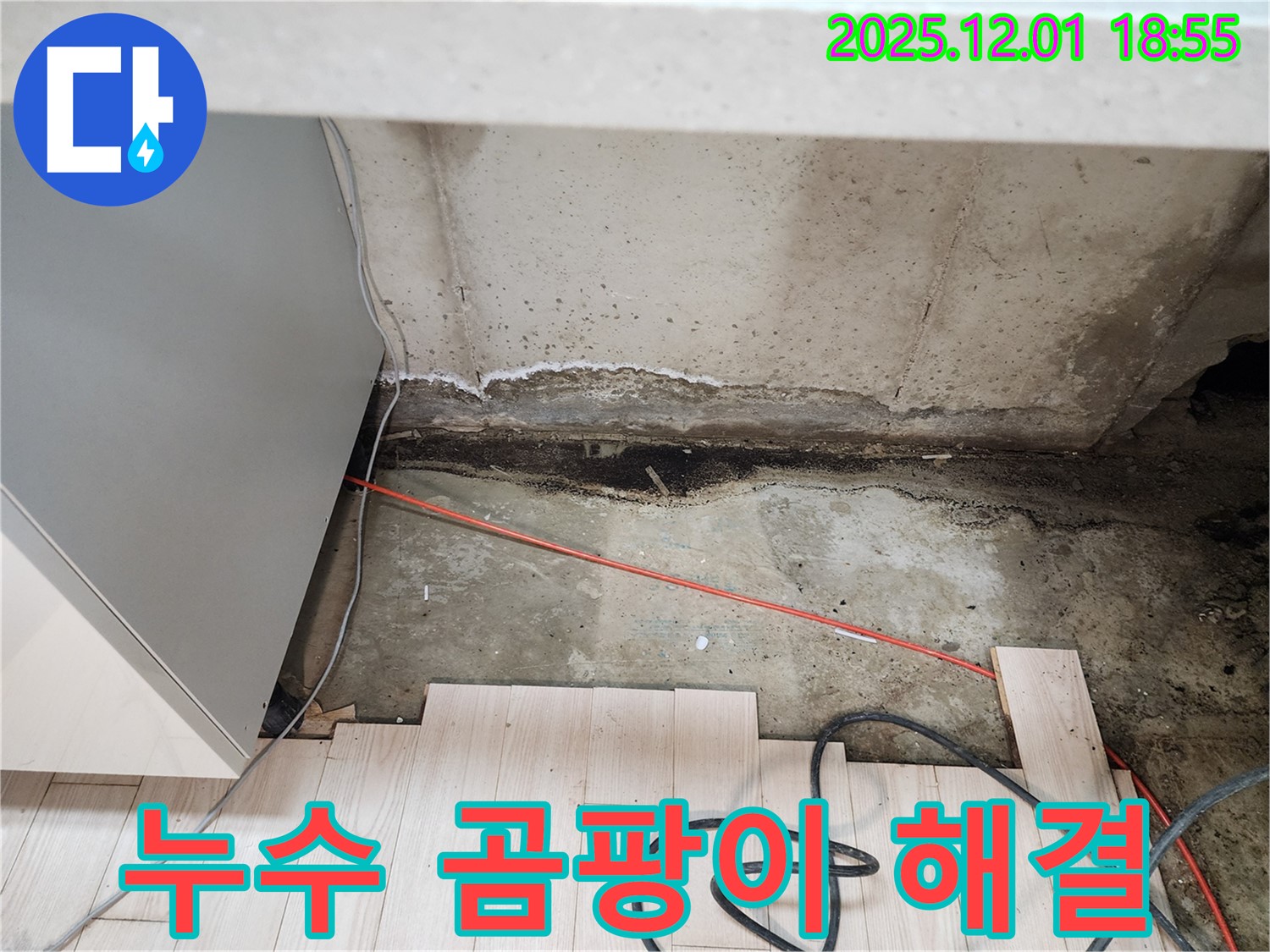 포천 이동면 연곡리 싱크대 누수 - 곰팡이 문제 완벽 해결 완료 사례 공개