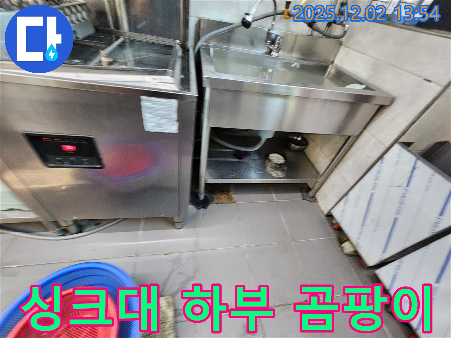 포천시 이동면 노곡리 식당 싱크대 하부장 곰팡이 - 누수 점검으로 곰팡이 확산을 막으세요!