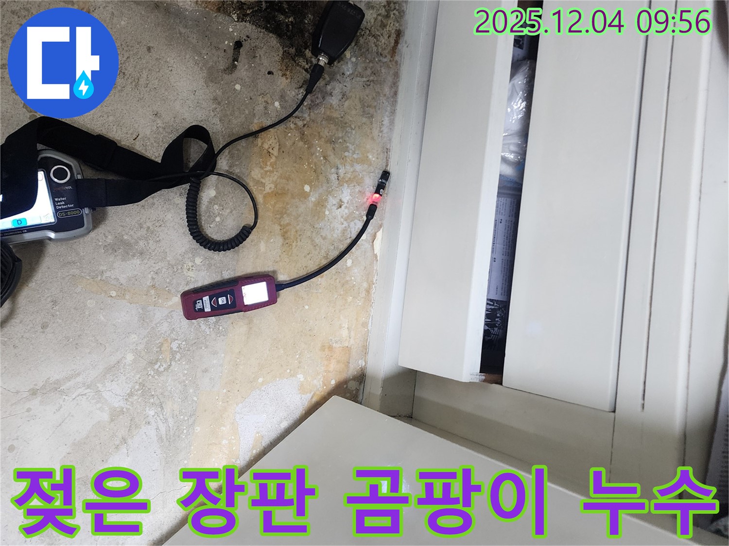 젖은 장판 밑 - 곰팡이와 습기, 누수 탐지로 원인 해결