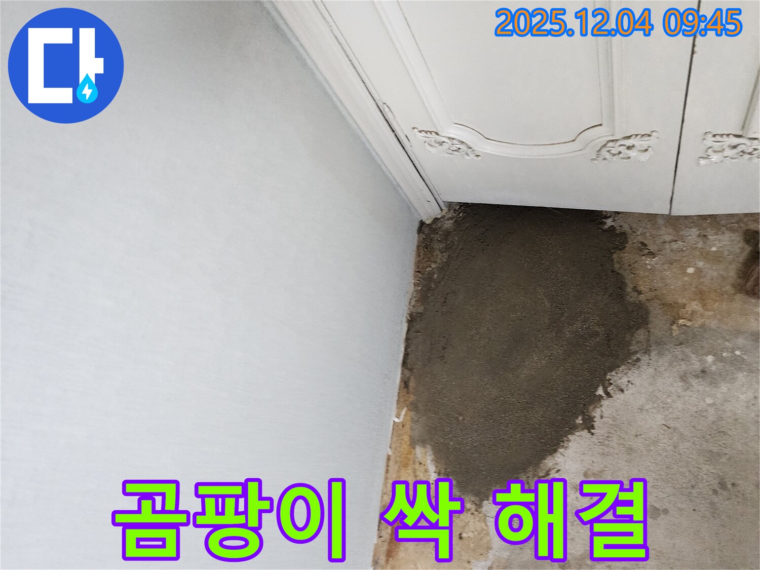 포천시 일동면 유동리 누수 - 곰팡이 핀 벽, 누수 해결하고 싹!