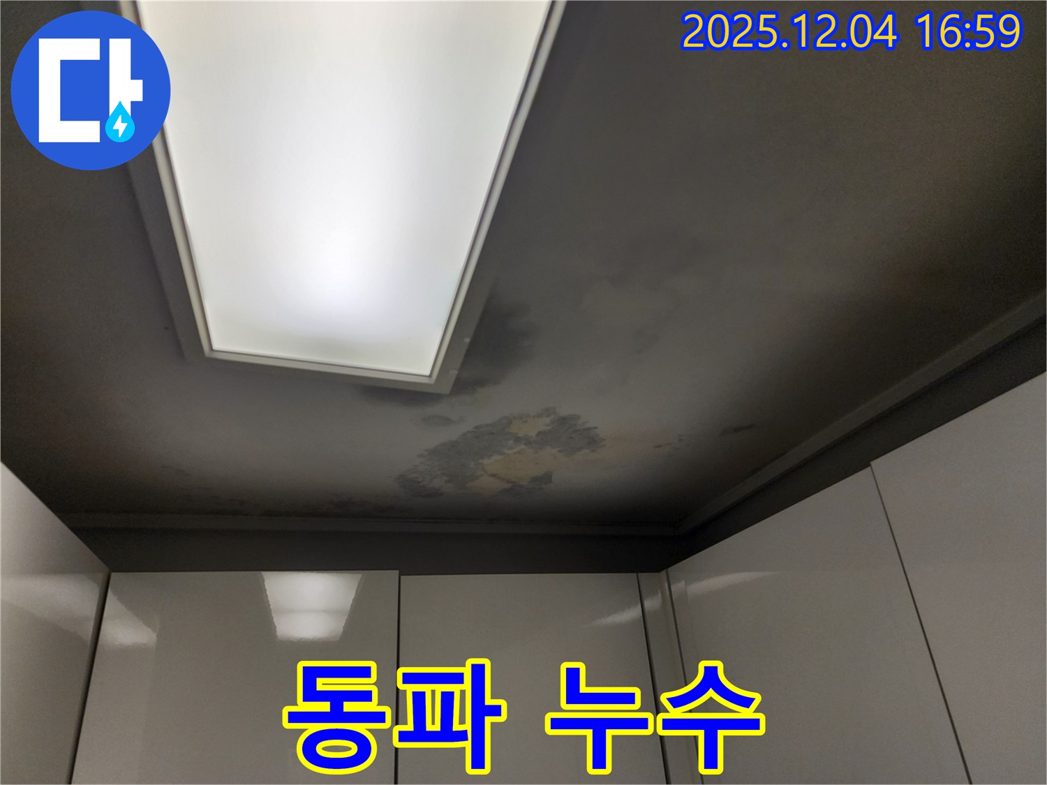 동파 누수 - 얼어 터진 배관