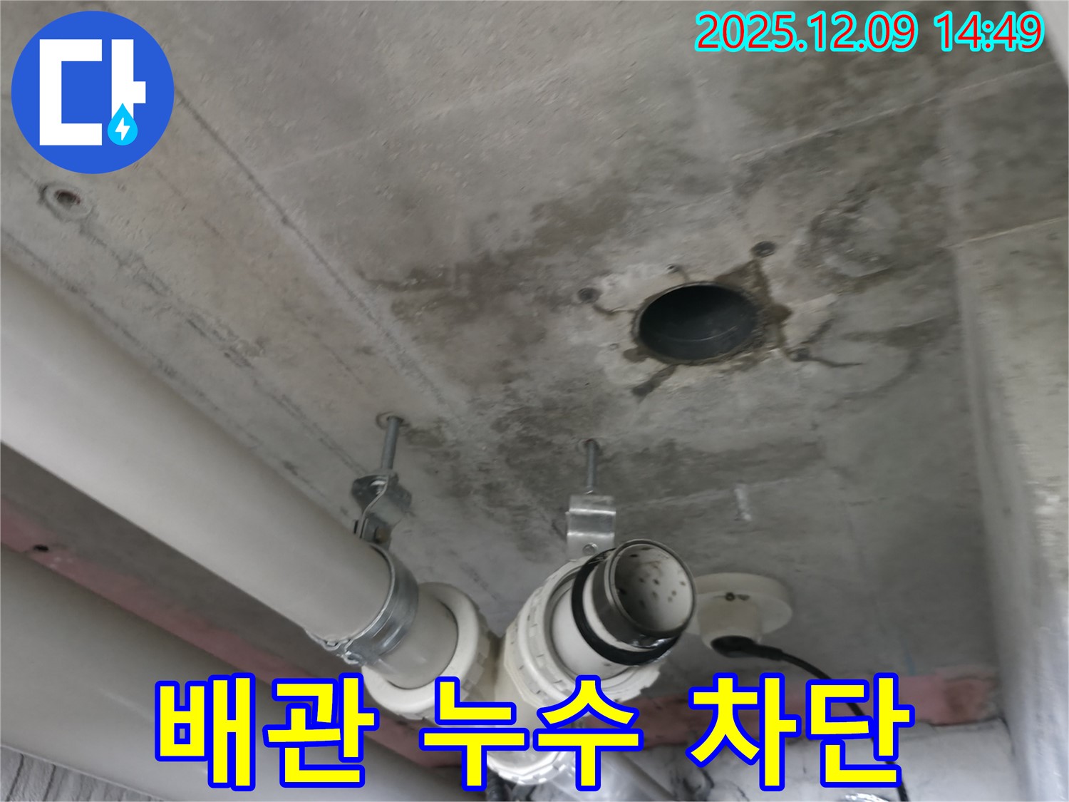 향남 아파트 천장 누수 - 배관 누수 완벽 차단 성공!