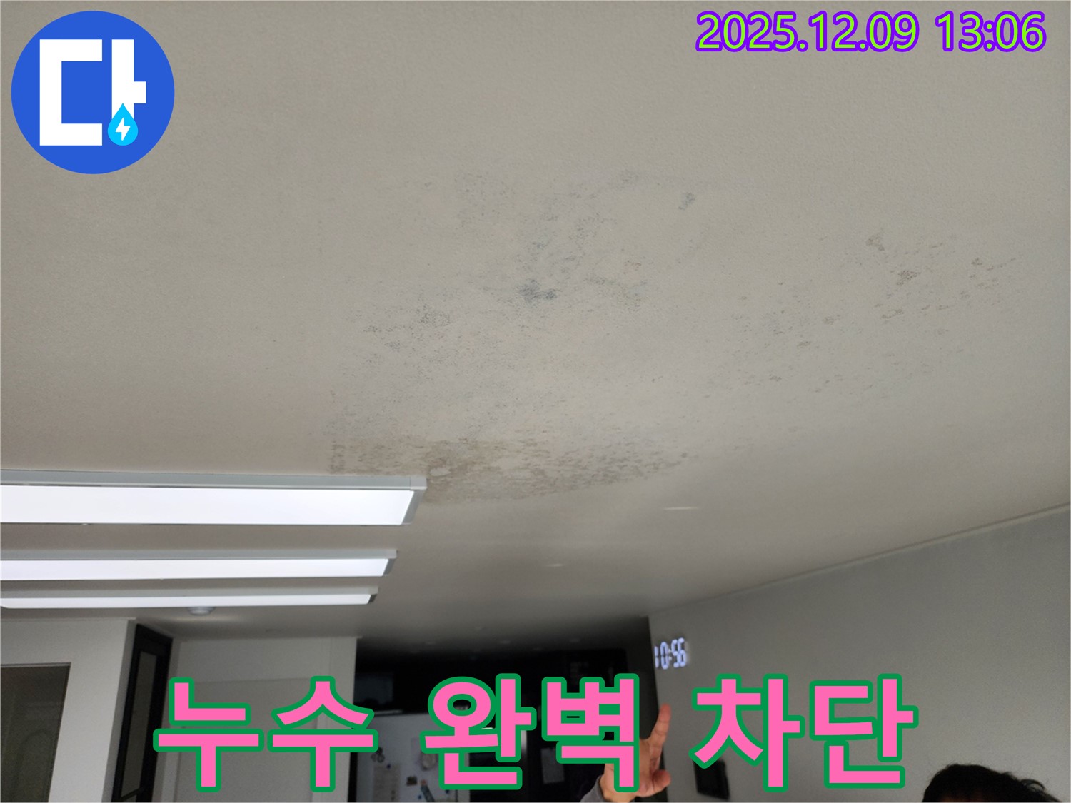 성동리 누수 현장 - 누수 완벽 차단으로 곰팡이 재발 걱정 없이!